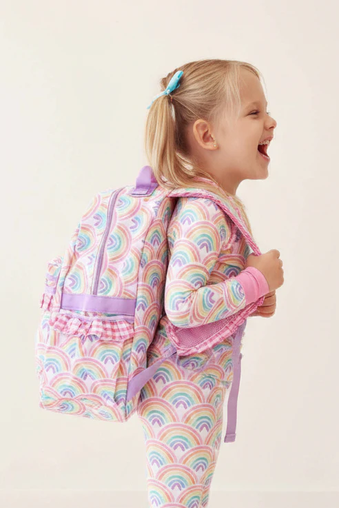 Kids Embroidered Ruffle Backpack | Day Dream - Image 12