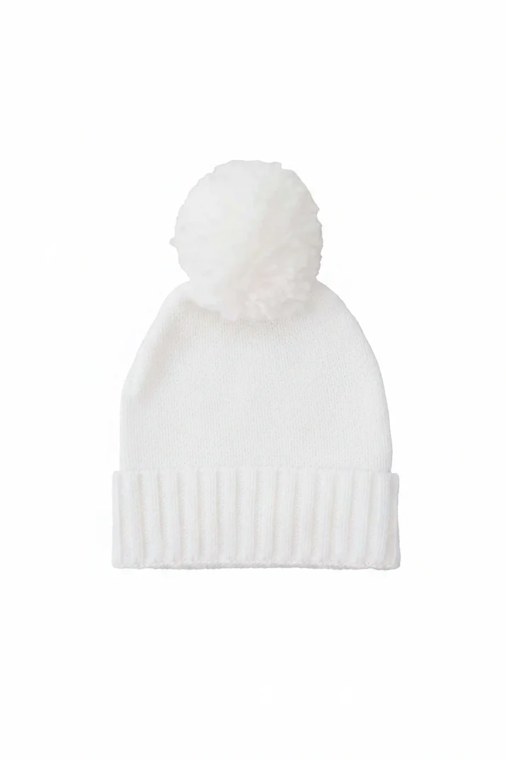 Knit Baby Pom Pom Beanie | Sweet Neutrals - Image 5