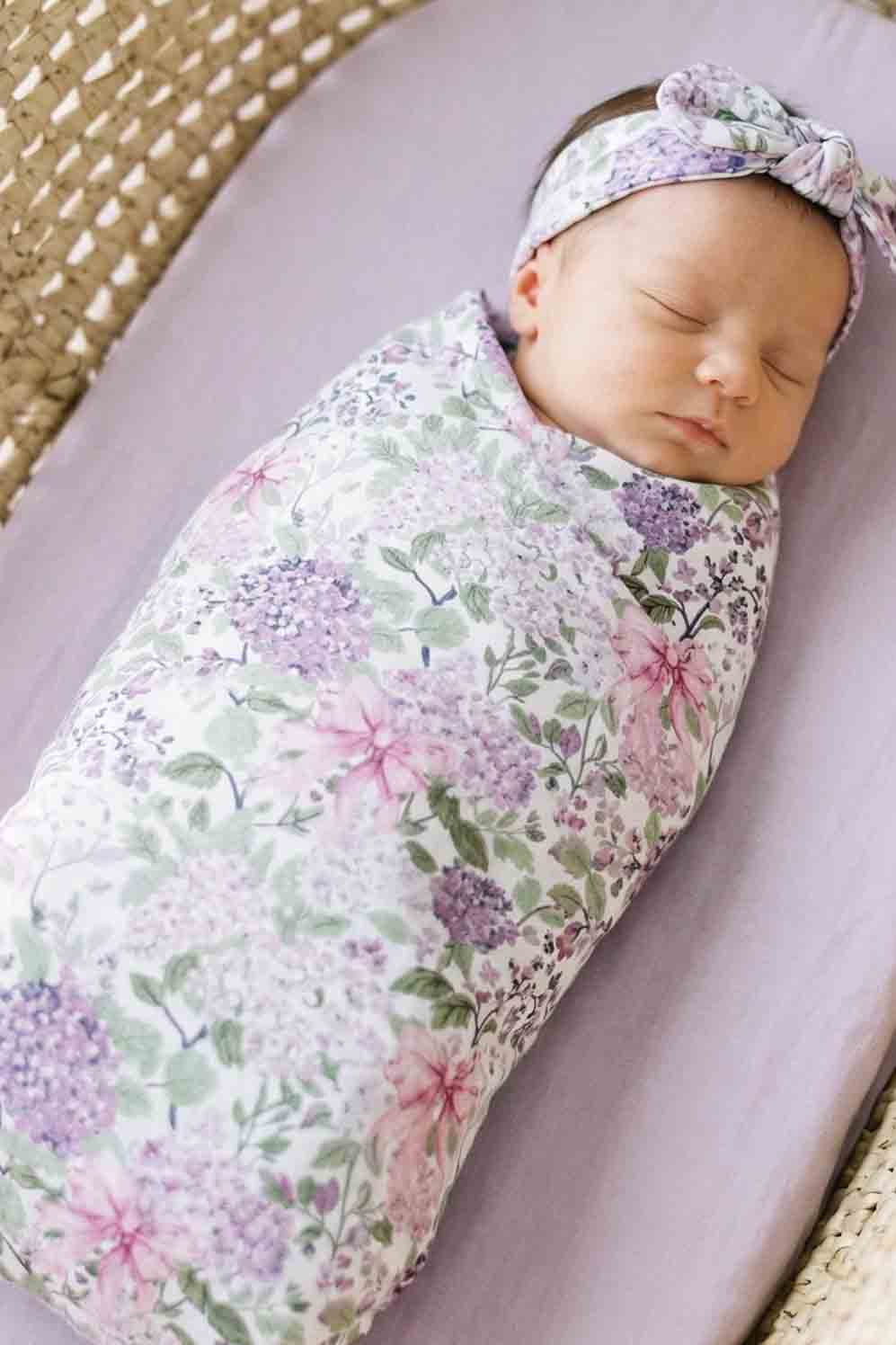 Knit Large Bow Headwrap | Lavender Lullaby - Image 3
