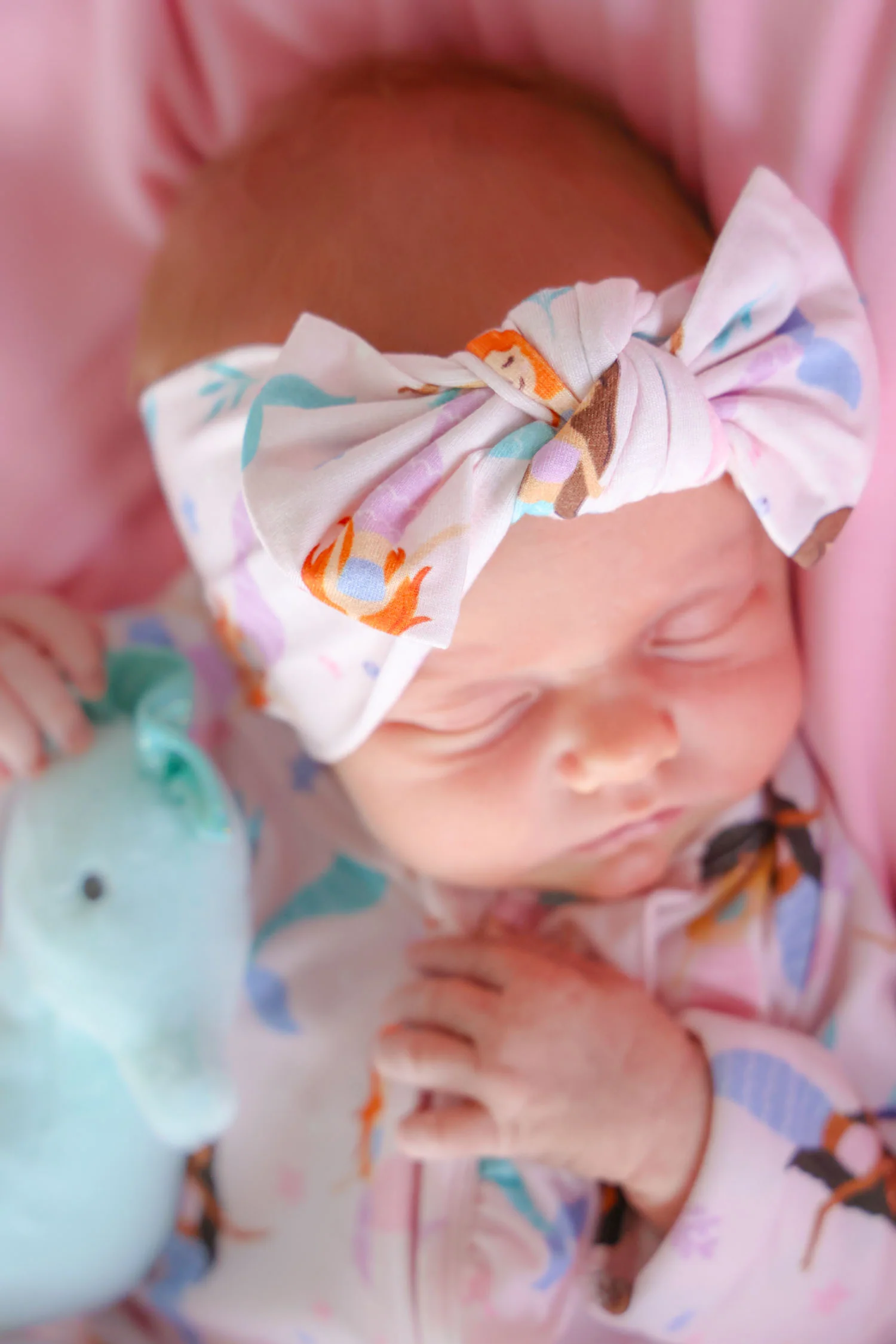Knit Large Bow Headwrap | Let's Be Mermaids - Image 2