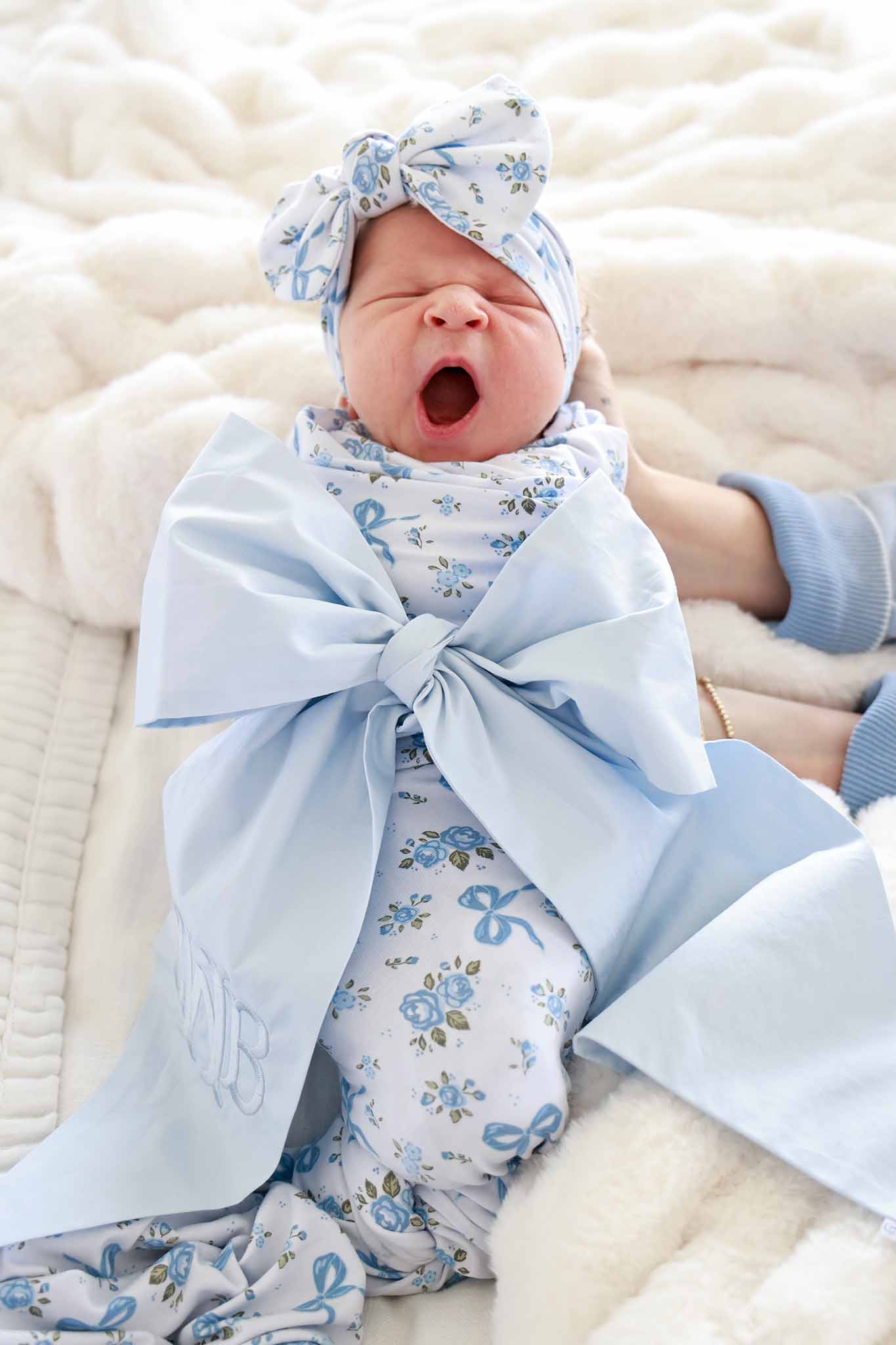 Knit Large Bow Headwrap | Tied In Blooms - Image 10