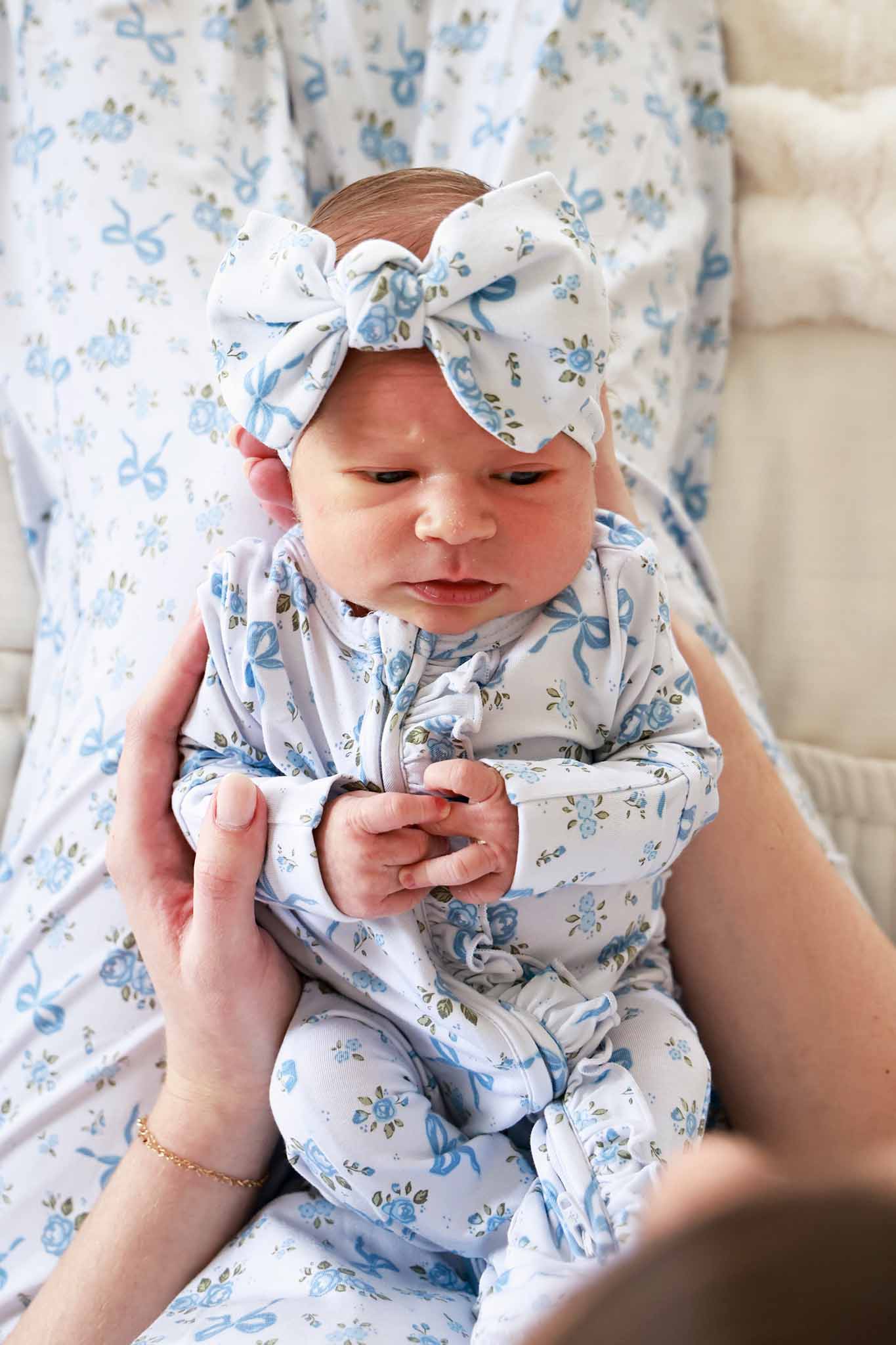 Knit Large Bow Headwrap | Tied In Blooms - Image 2