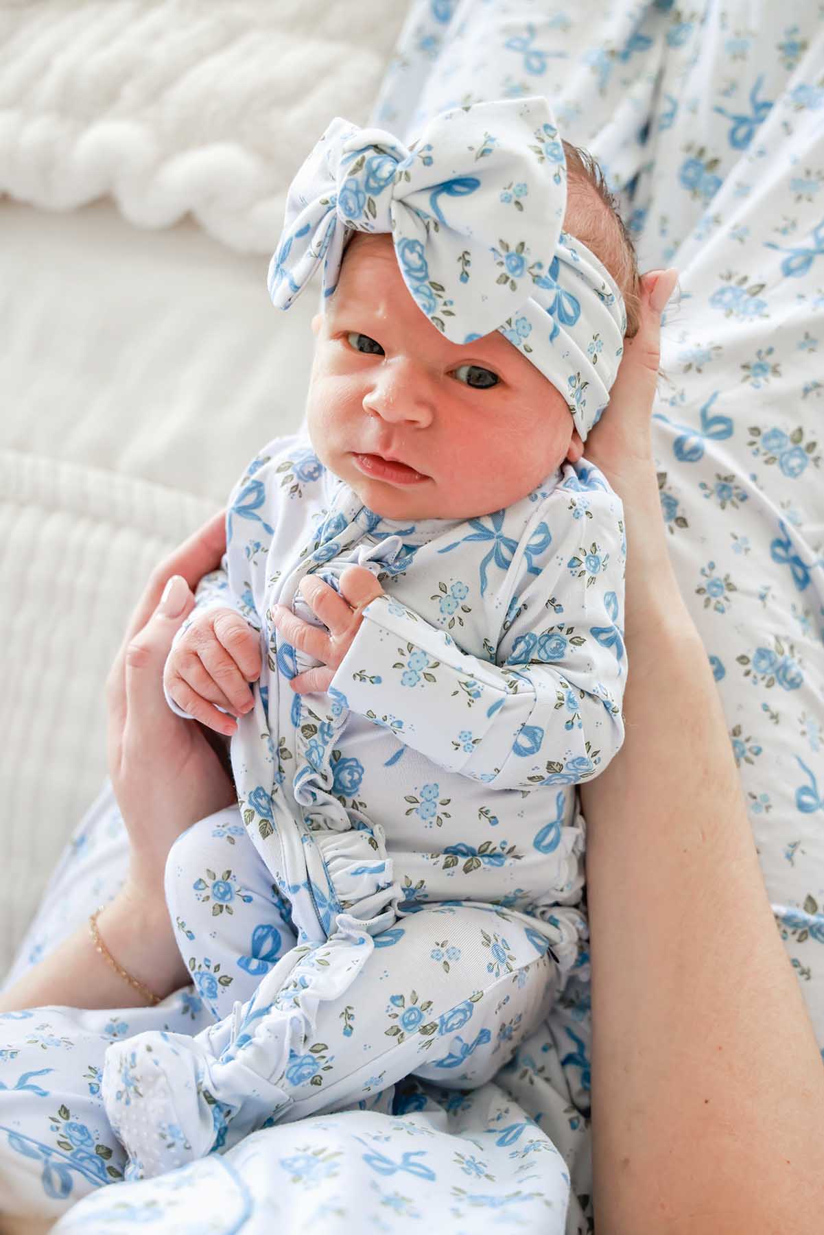 Knit Large Bow Headwrap | Tied In Blooms - Image 3