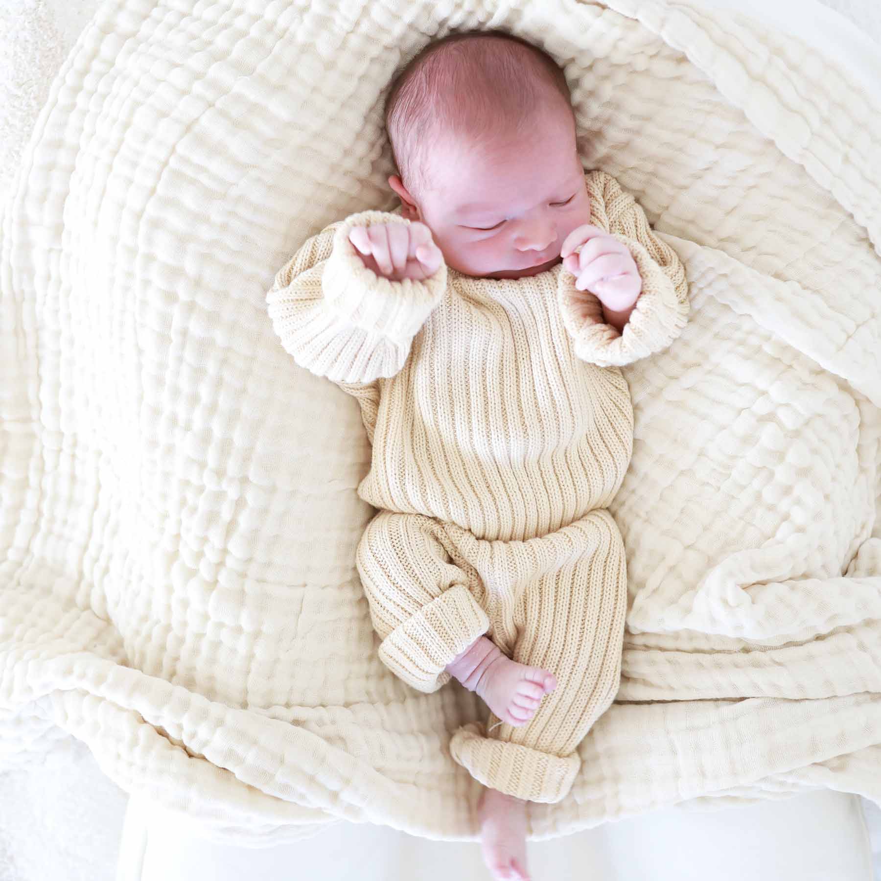 Knit Sweater & Pant Set | Linen - Image 3