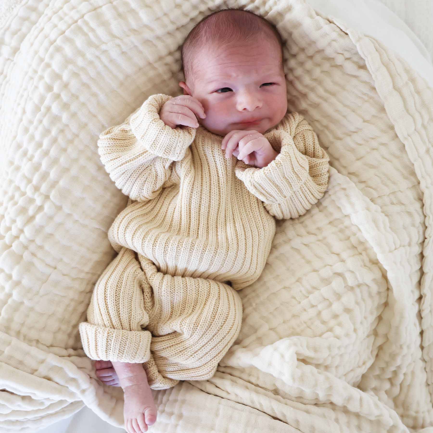 Knit Sweater & Pant Set | Linen - Image 4