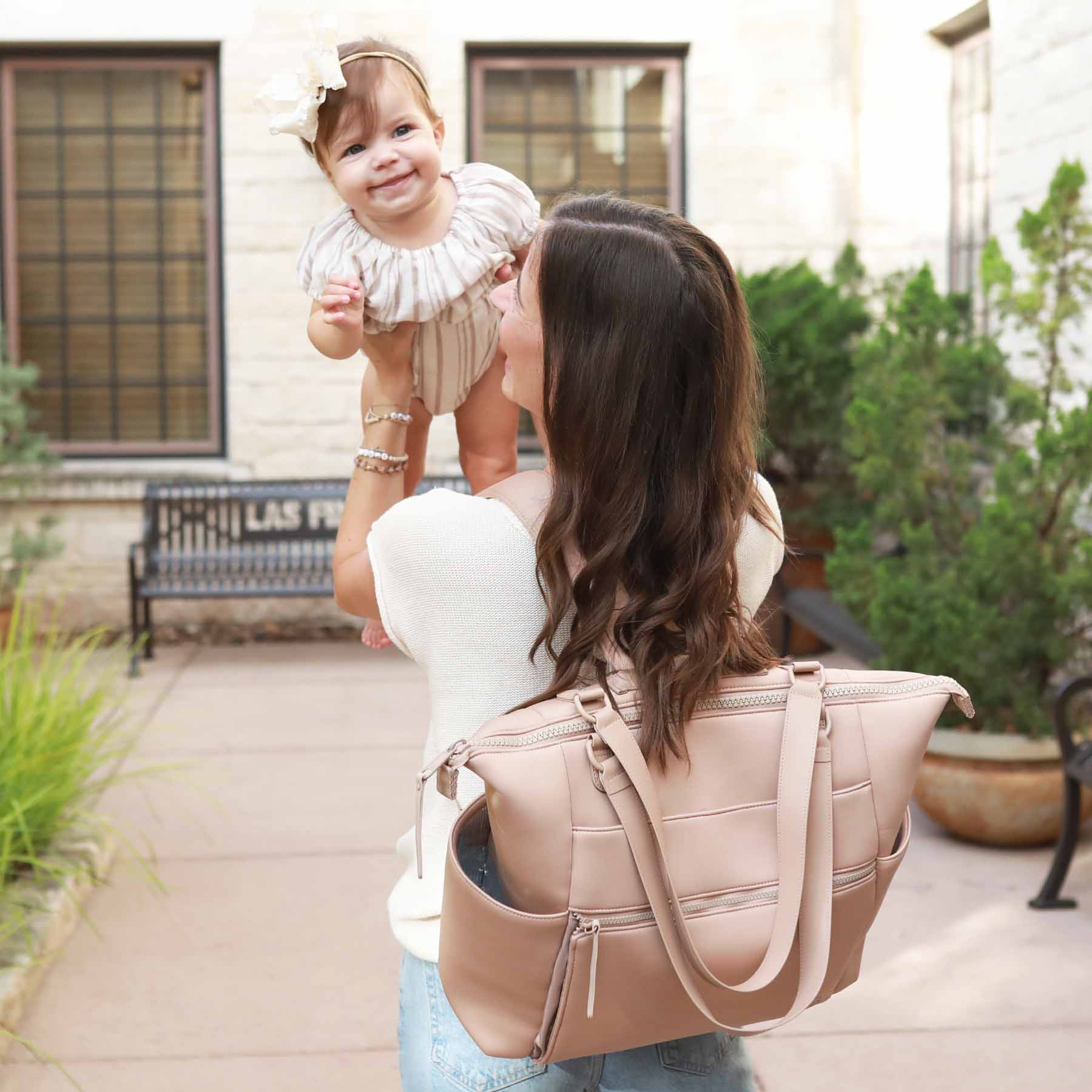 Lane Convertible Diaper Bag Tote | Fawn - Image 12