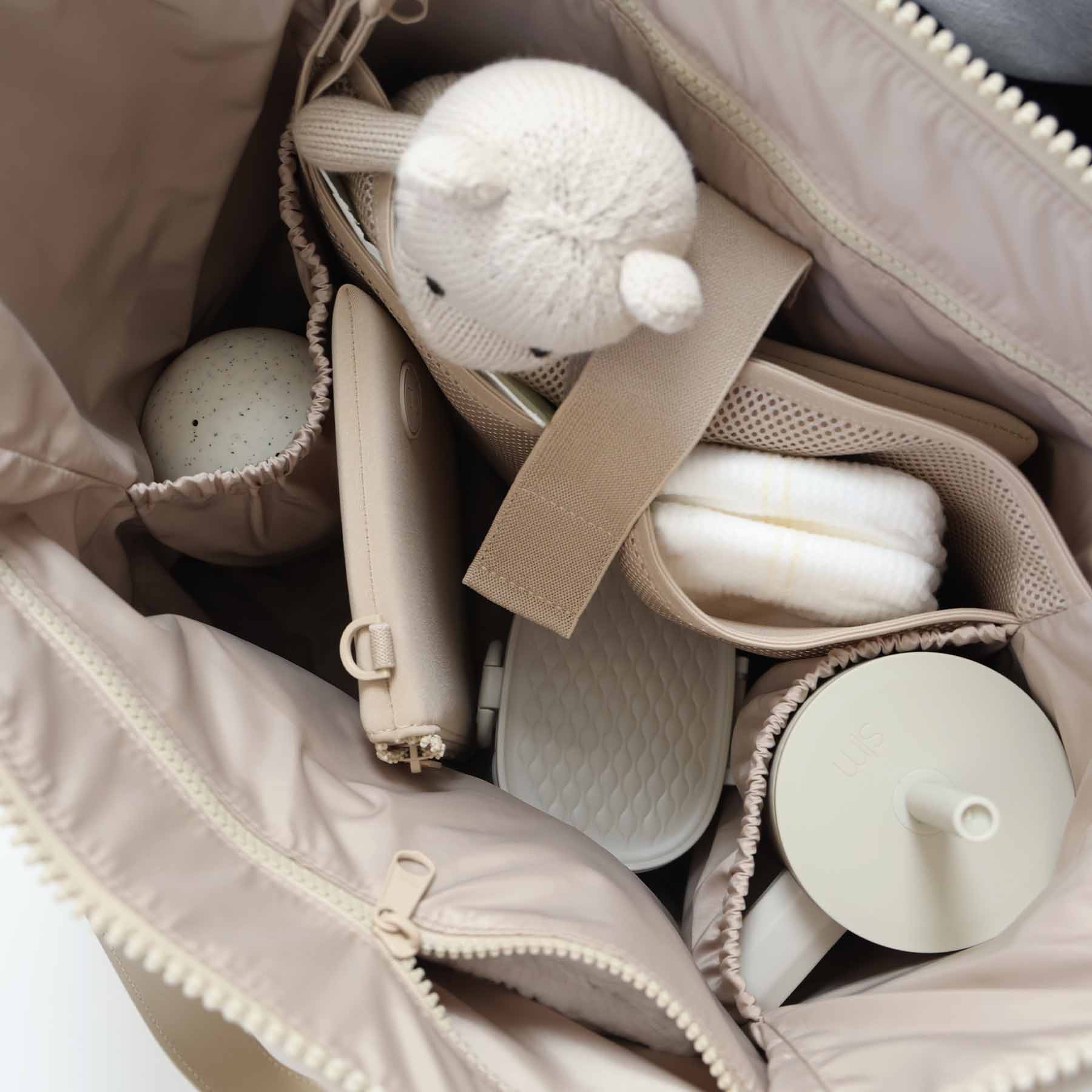 Lane Convertible Diaper Bag Tote | Sand - Image 5
