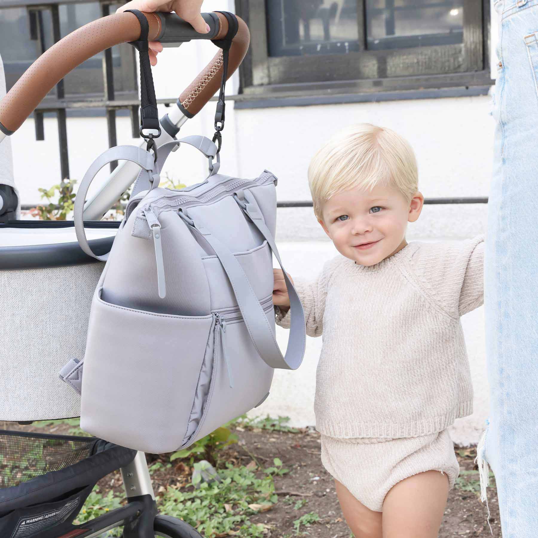 Lane Convertible Diaper Bag Tote | Sea - Image 10