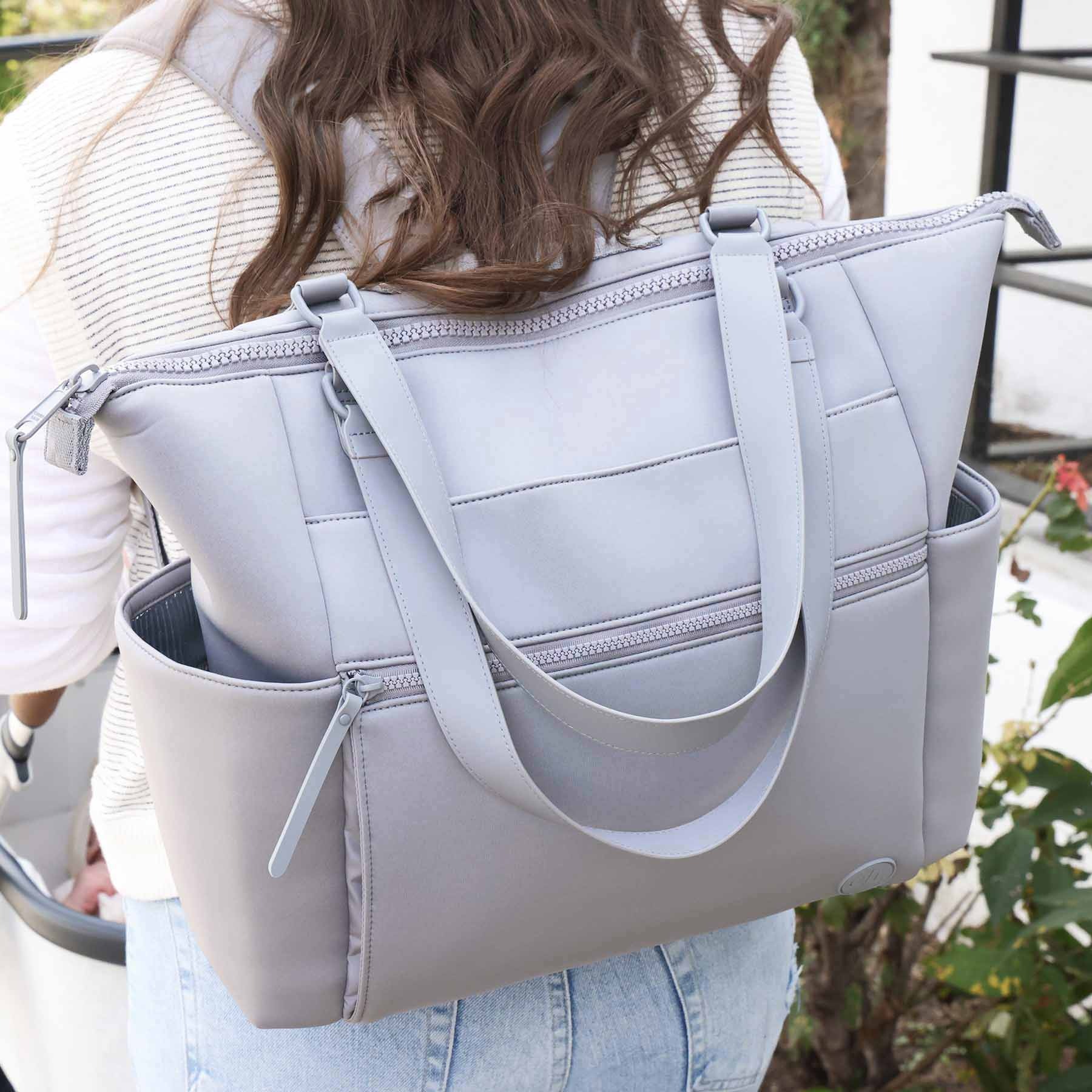 Lane Convertible Diaper Bag Tote | Sea - Image 13