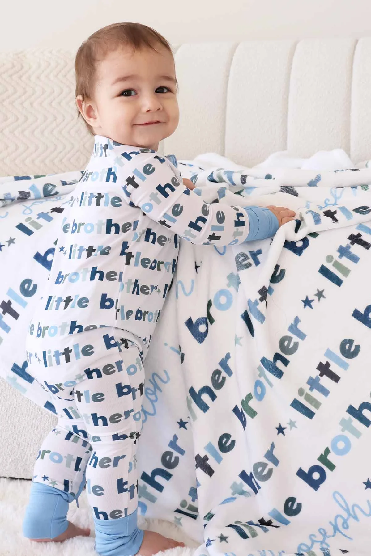 Little Brother Convertible Bamboo Zip Romper - Image 13