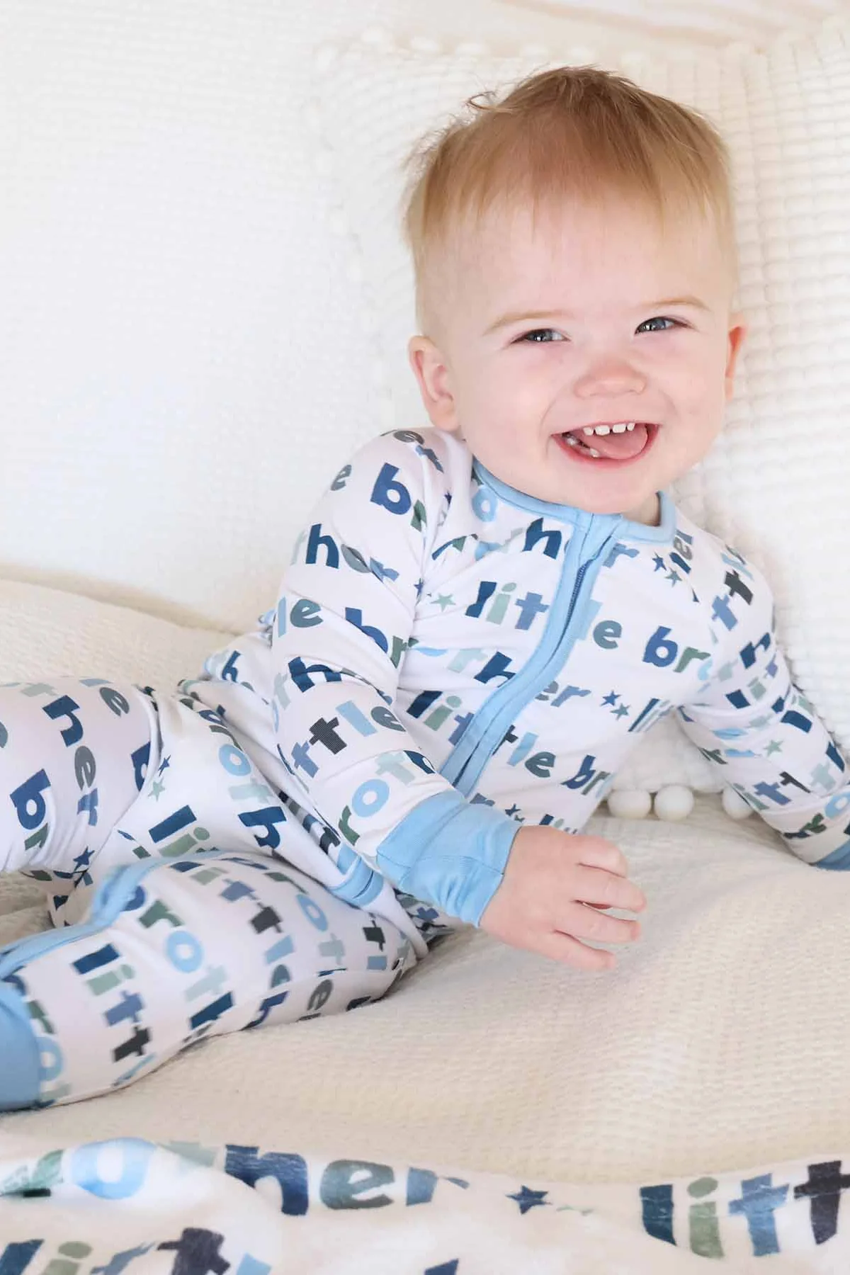 Little Brother Convertible Bamboo Zip Romper - Image 2