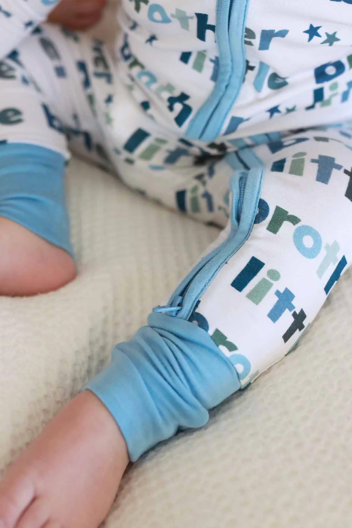 Little Brother Convertible Bamboo Zip Romper - Image 4