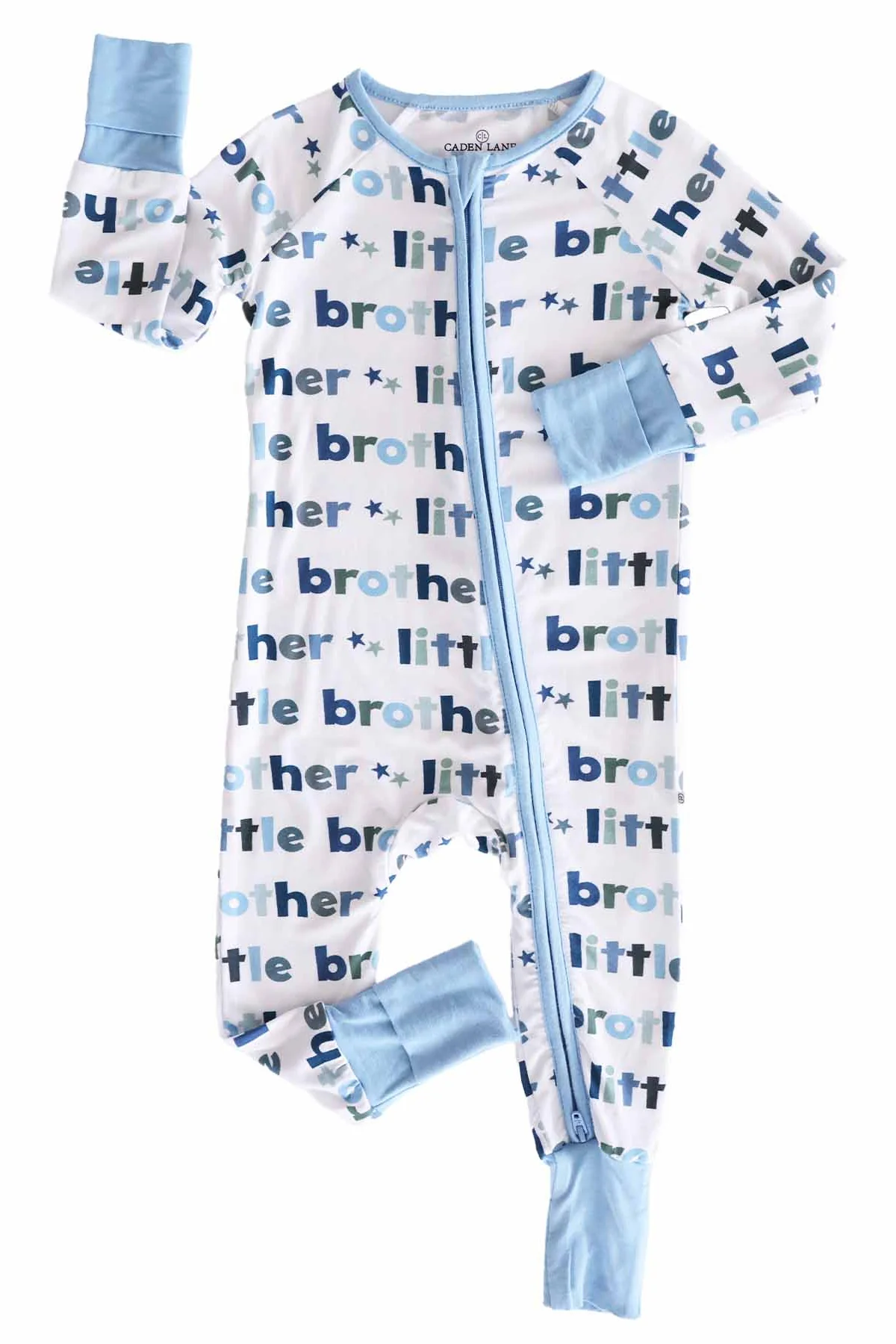 Little Brother Convertible Bamboo Zip Romper - Image 6