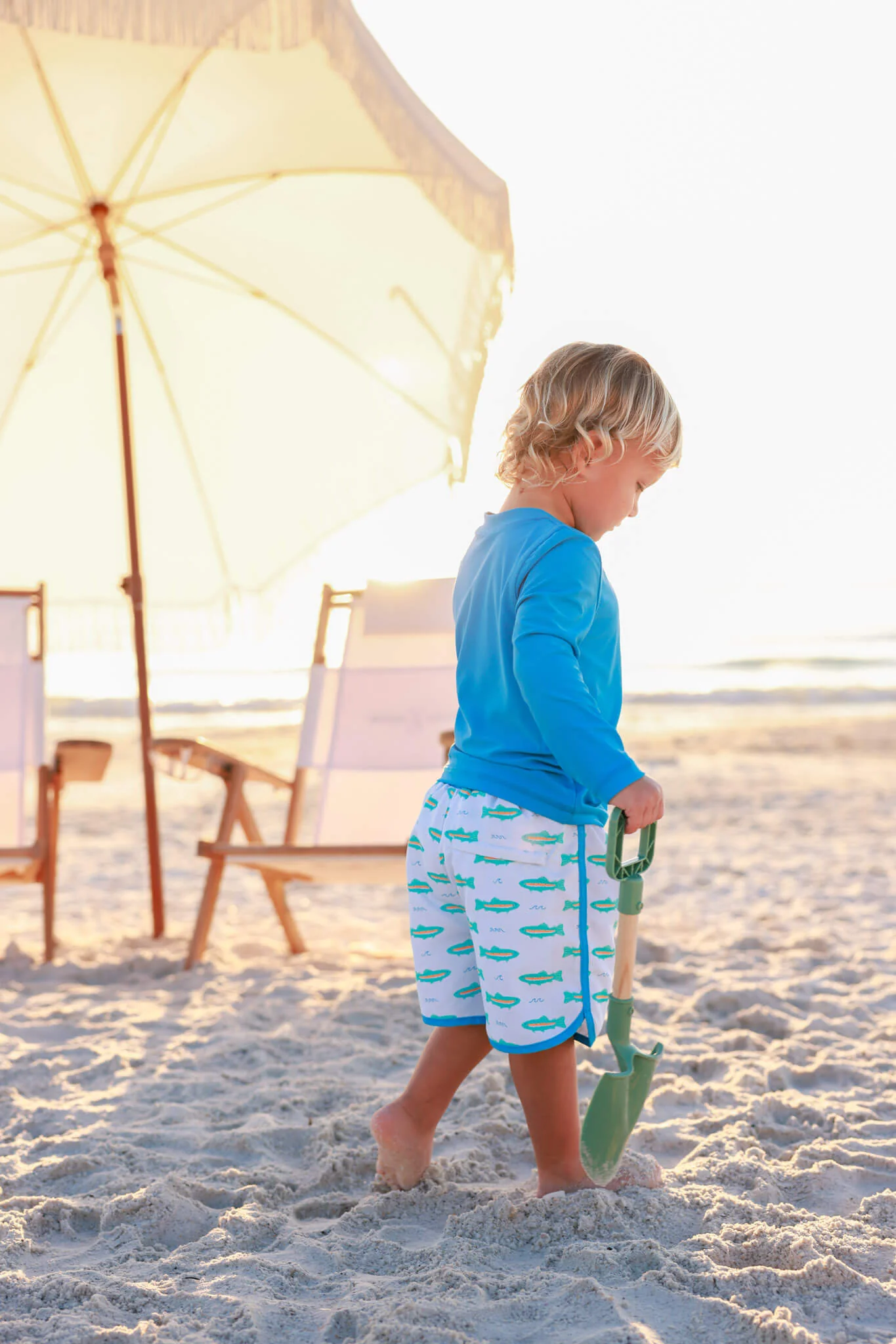 Long Sleeve Rash Guard Shirt | Twilight Tide - Image 5