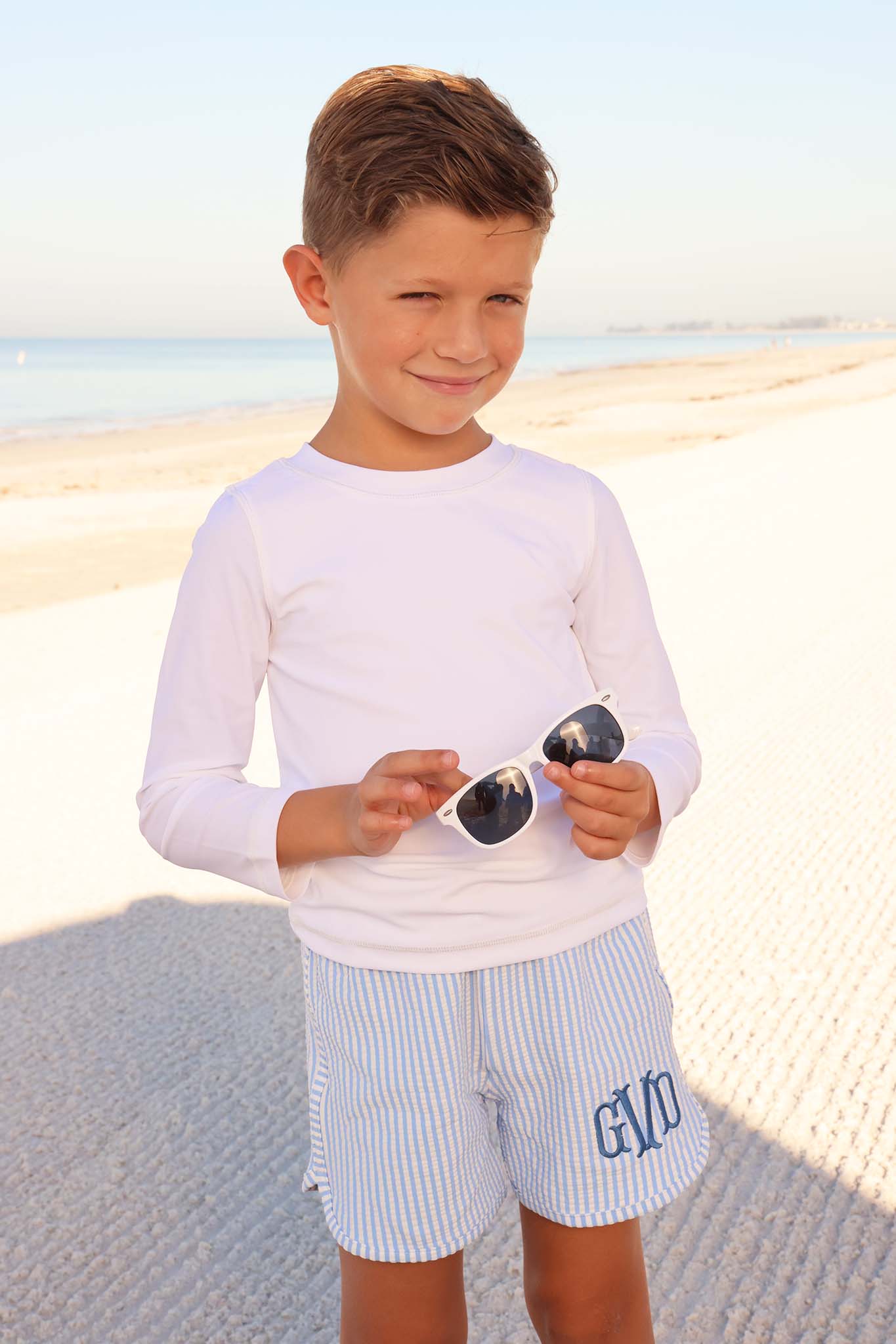 Long Sleeve Rash Guard Shirt | White - Image 5