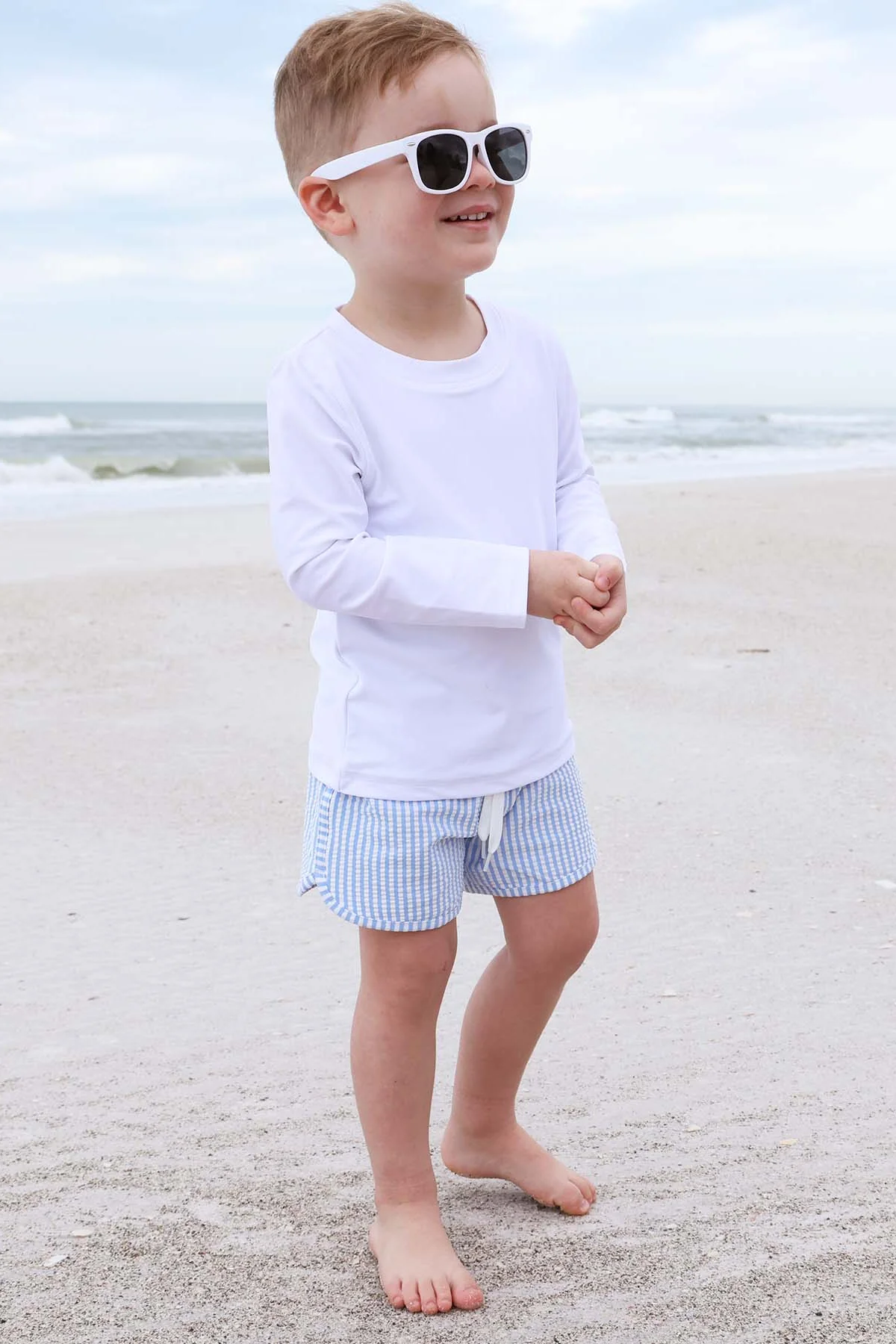 Long Sleeve Rash Guard Shirt | White - Image 9