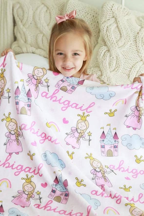 Once Upon A Time Personalized Kids Blanket - Image 2