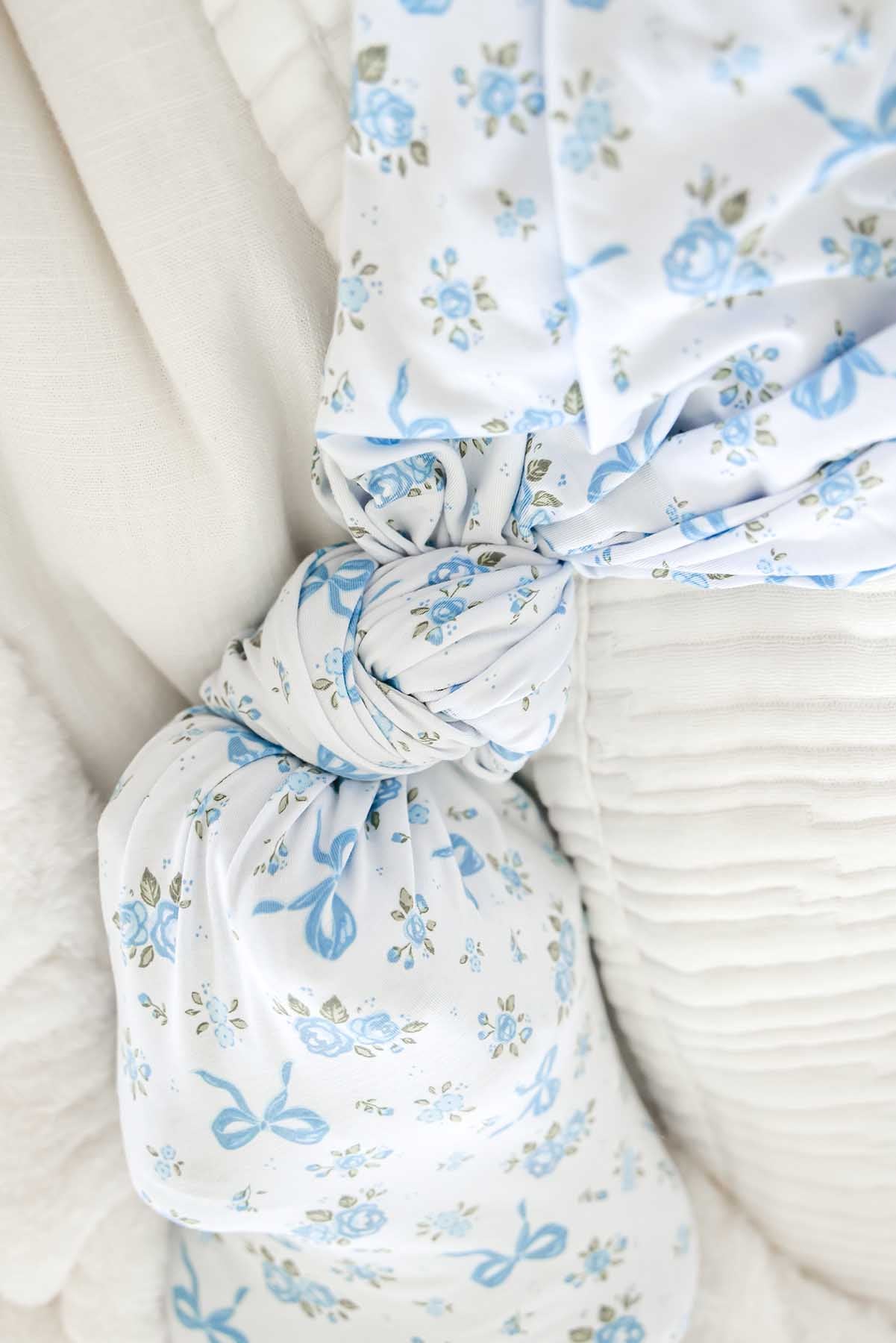 Oversized Swaddle | Tied In Blooms - Image 4