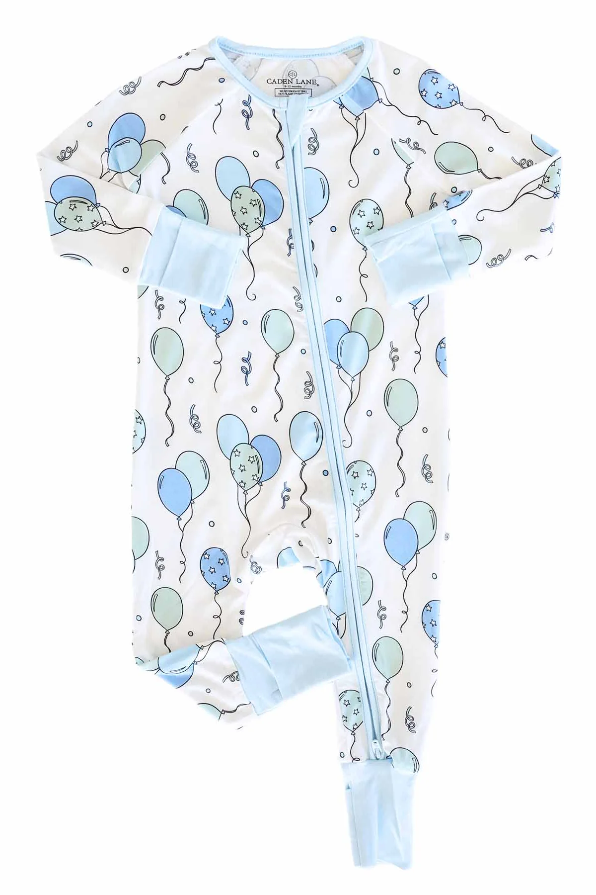Party Time Convertible Zip Romper | Blue - Image 3