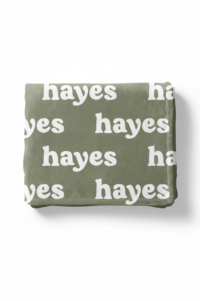 Personalized Color Blanket | Fern