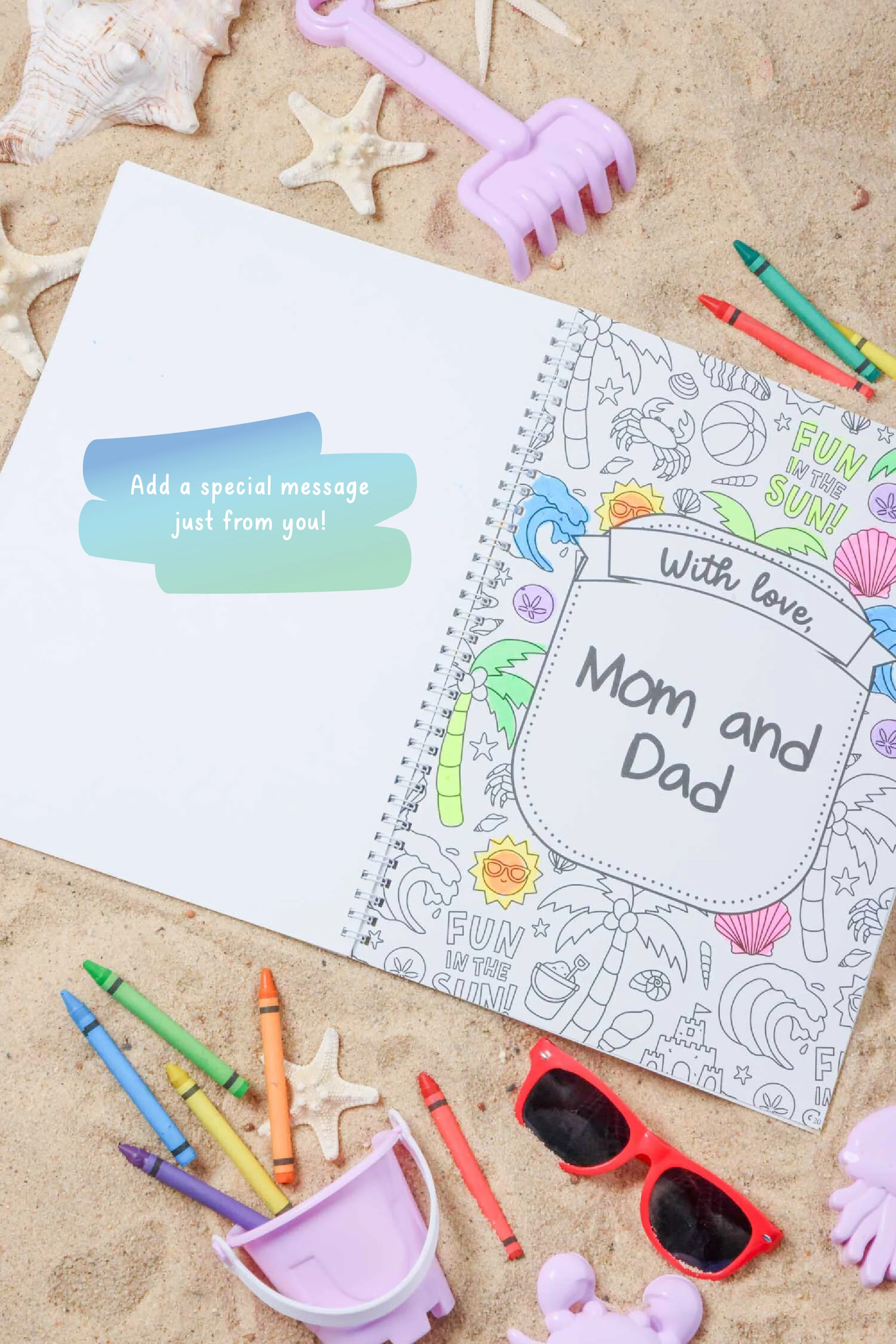 Personalized Coloring Book | Beach Bash - Image 10