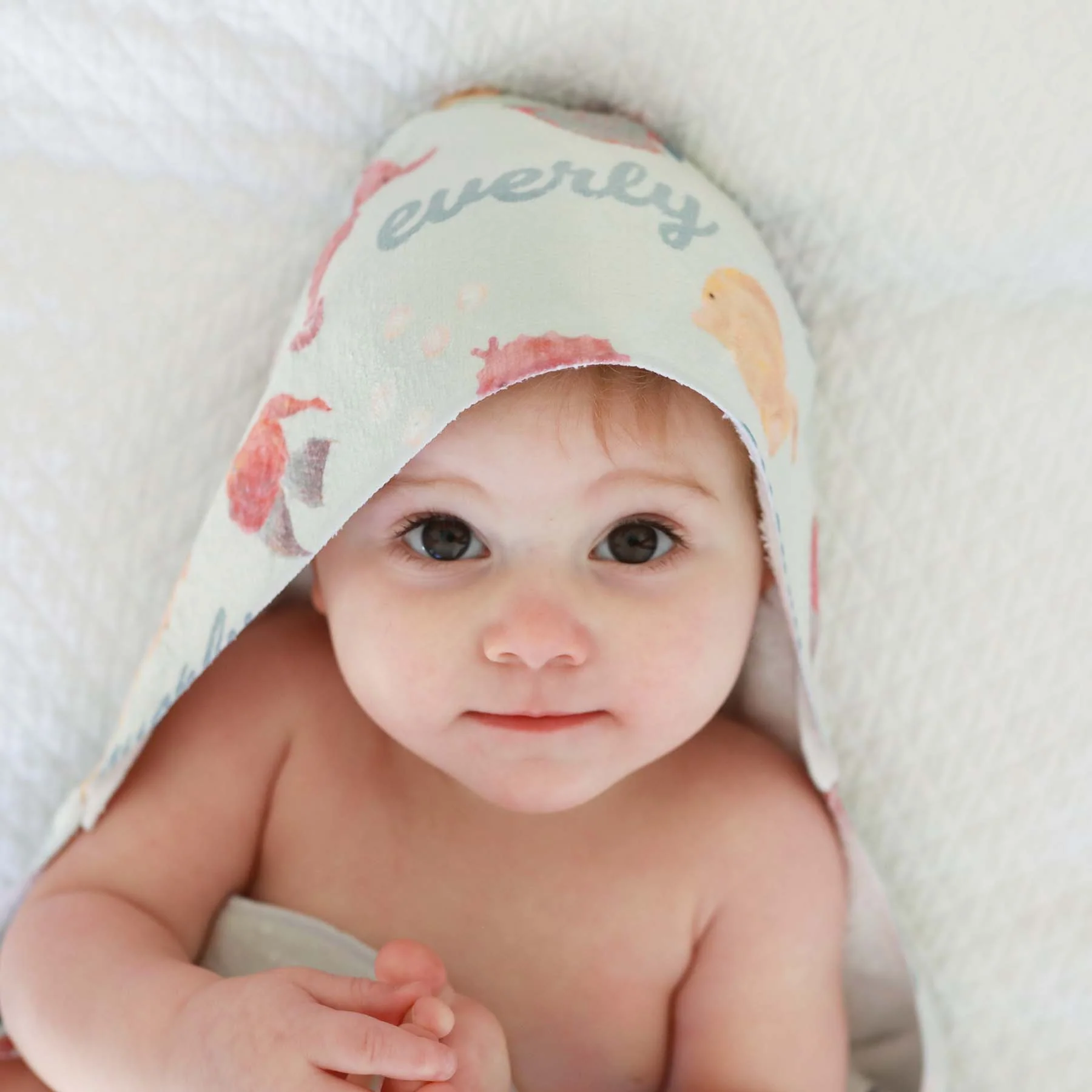 Personalized Hooded Towel | Tropical Fish - Image 3
