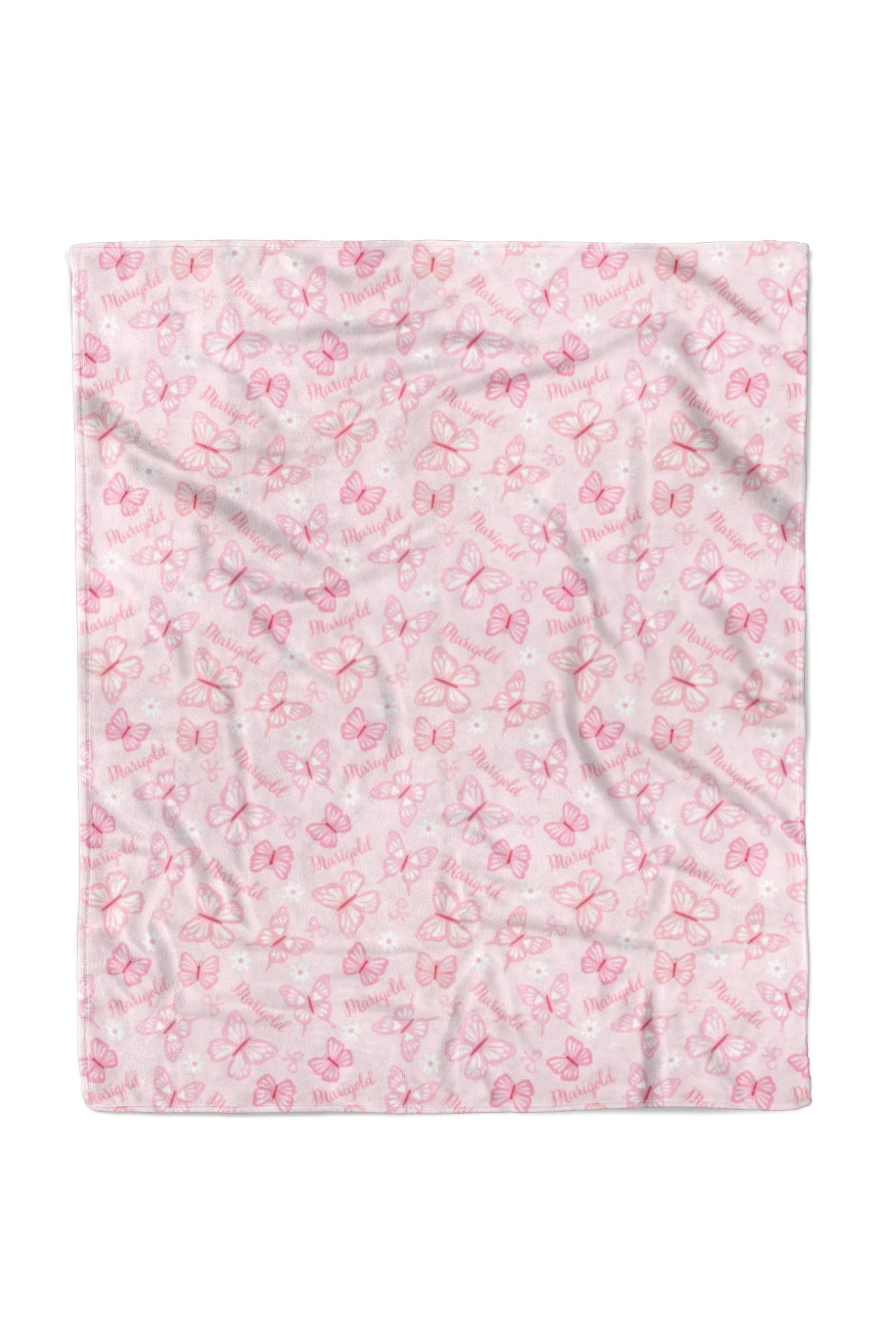 Personalized Kids Blanket | Blooming Butterflies - Image 3