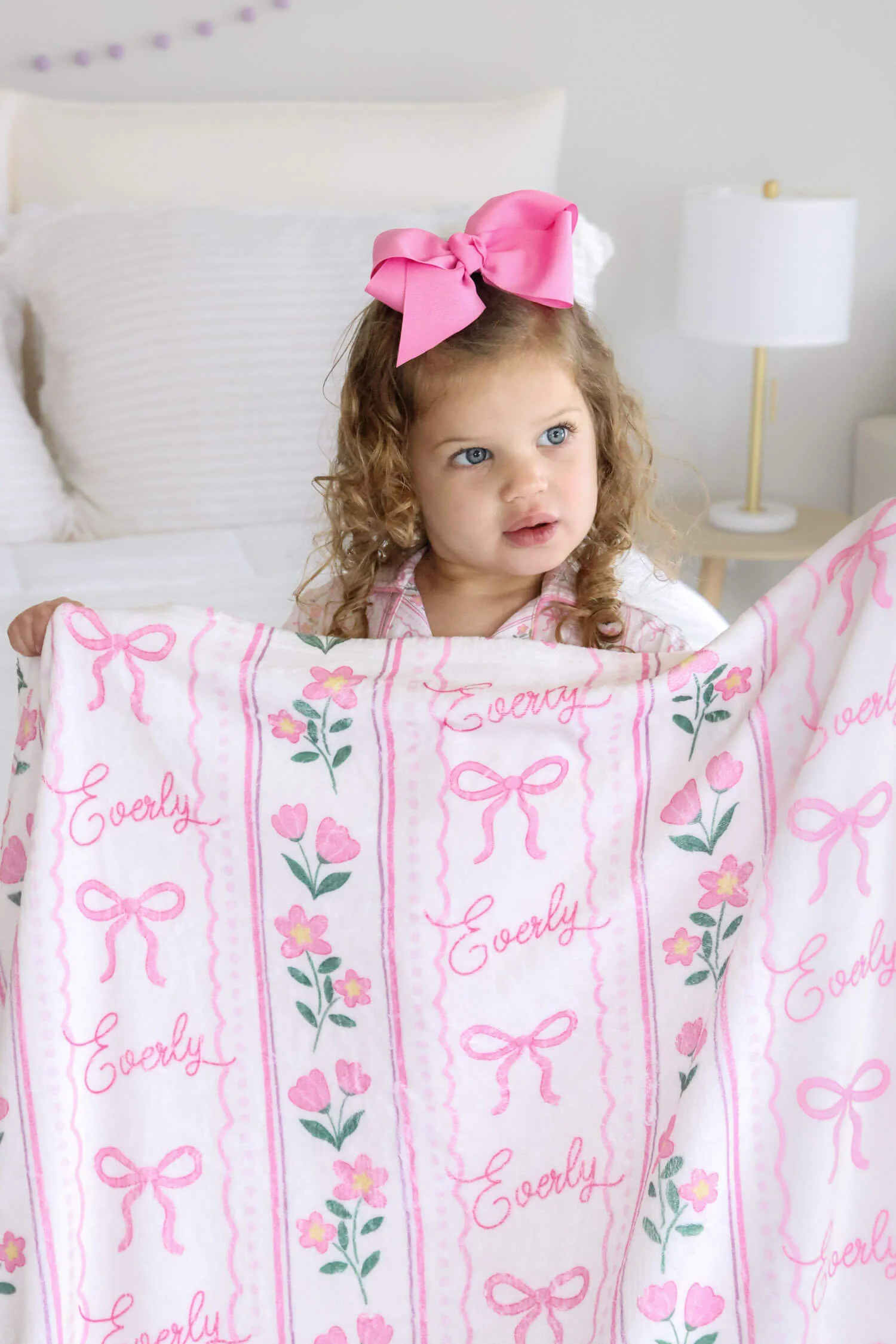 Personalized Kids Blanket | Coquette Garden - Image 3