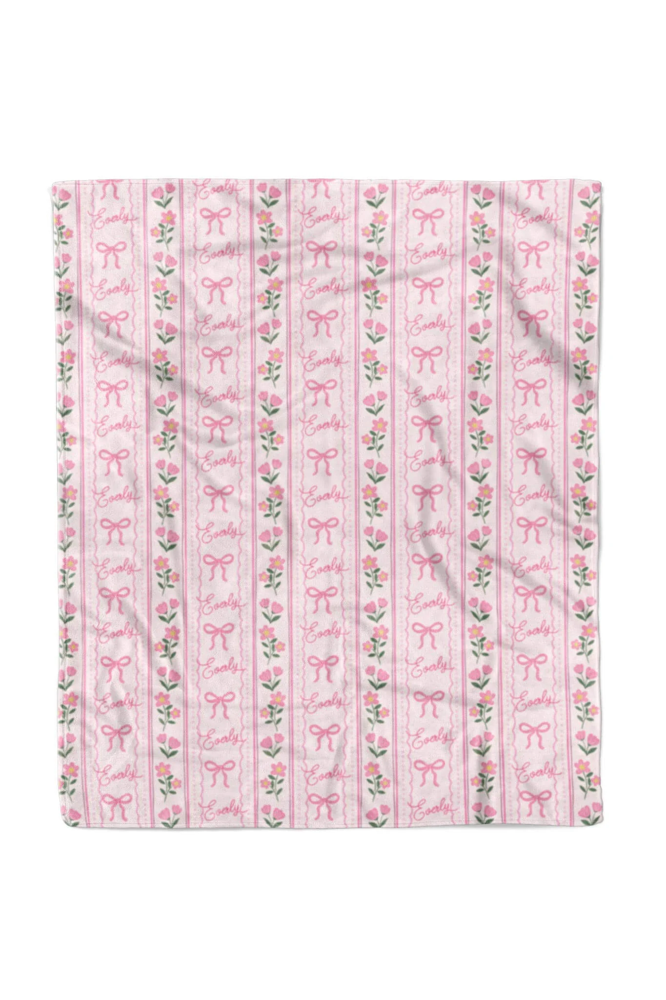 Personalized Kids Blanket | Coquette Garden - Image 6