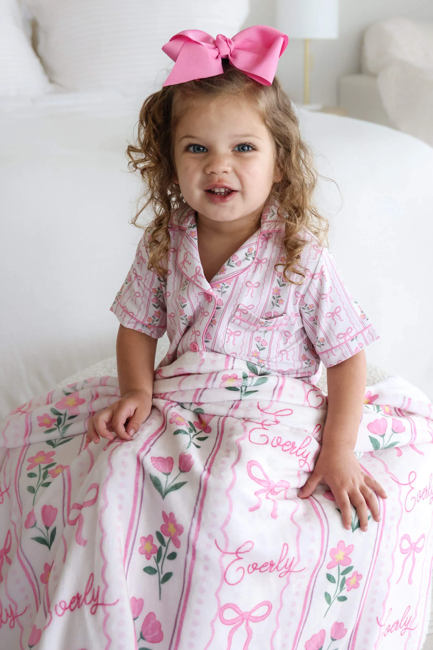 Personalized Kids Blanket | Coquette Garden - Image 7
