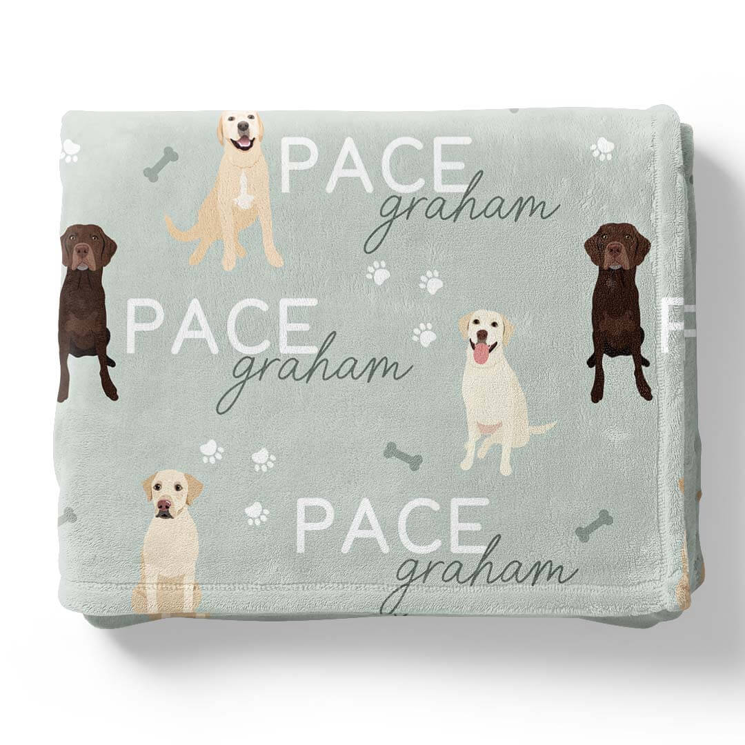 Personalized Kids Blanket | Lab - Image 3