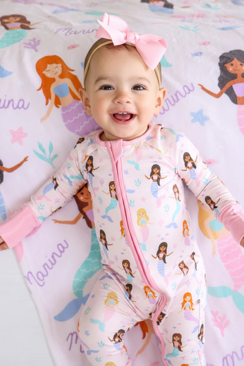 Convertible Zip Romper | Let's Be Mermaids - Image 4