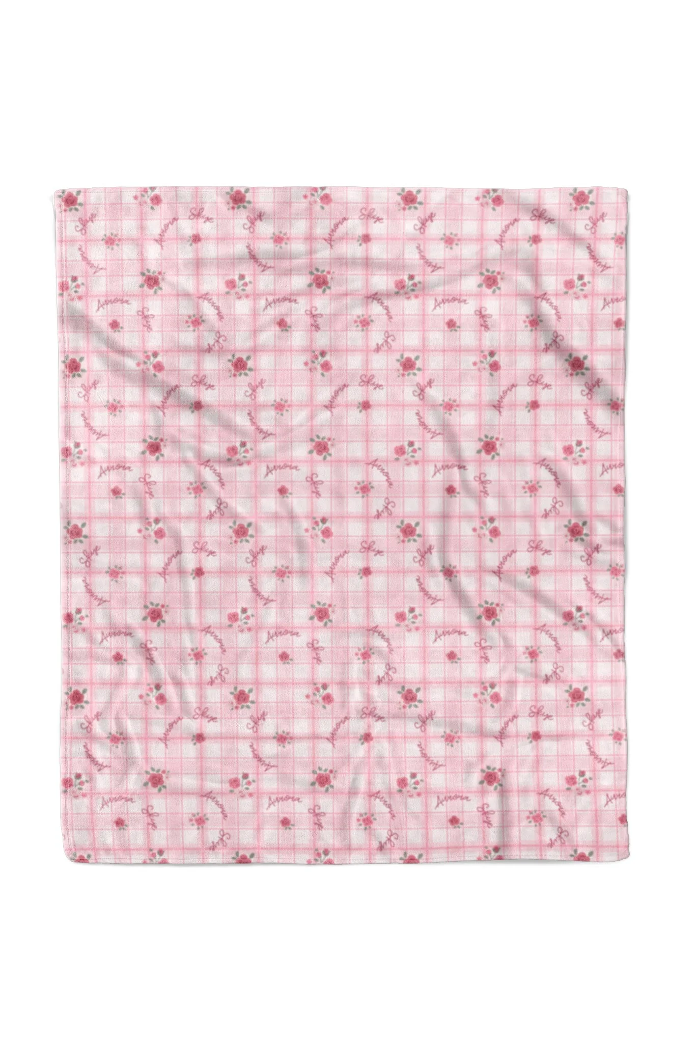 Personalized Kids Blanket | Primrose Plaid - Image 6