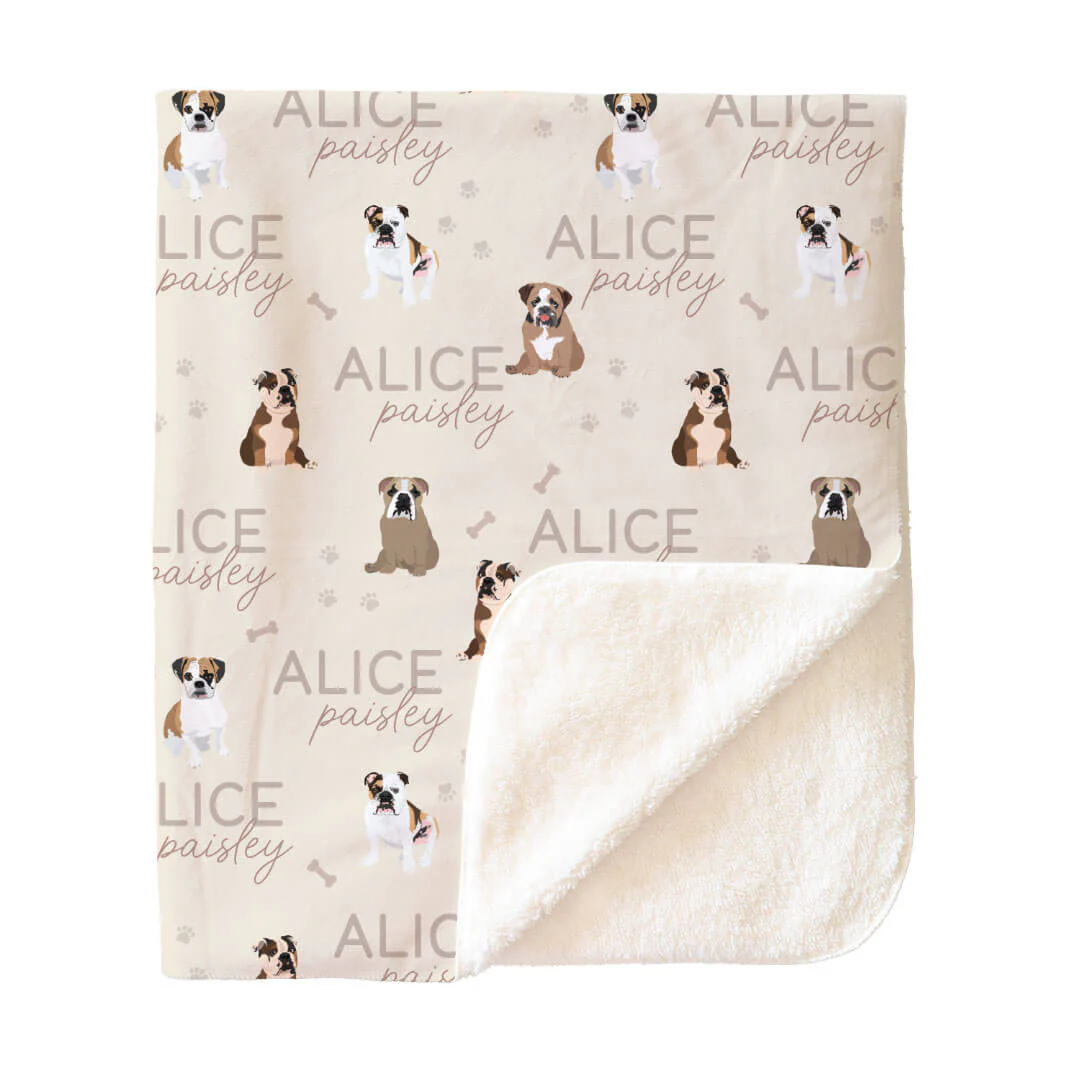 Personalized Kids Blankets | Dog Breeds - Image 139