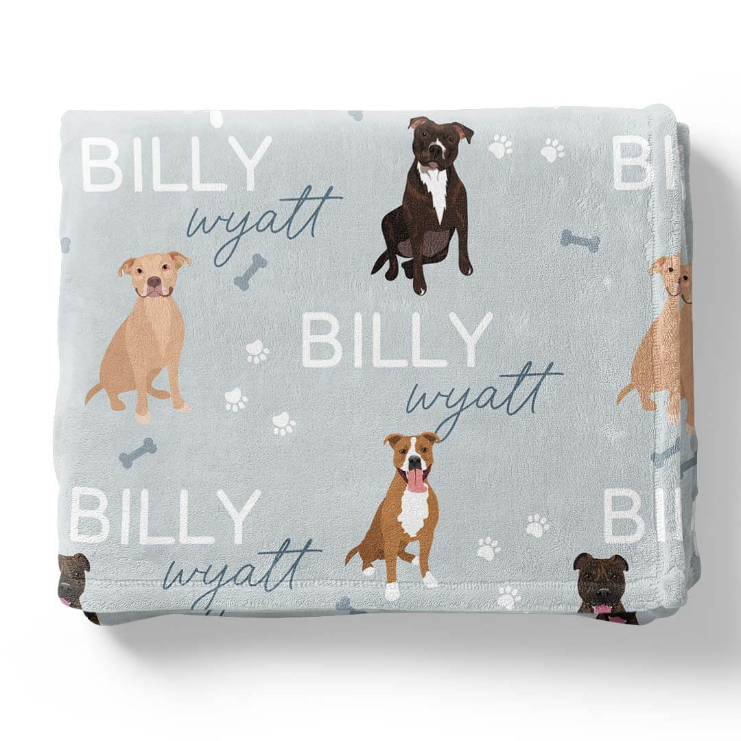 Personalized Kids Blankets | Dog Breeds - Image 77