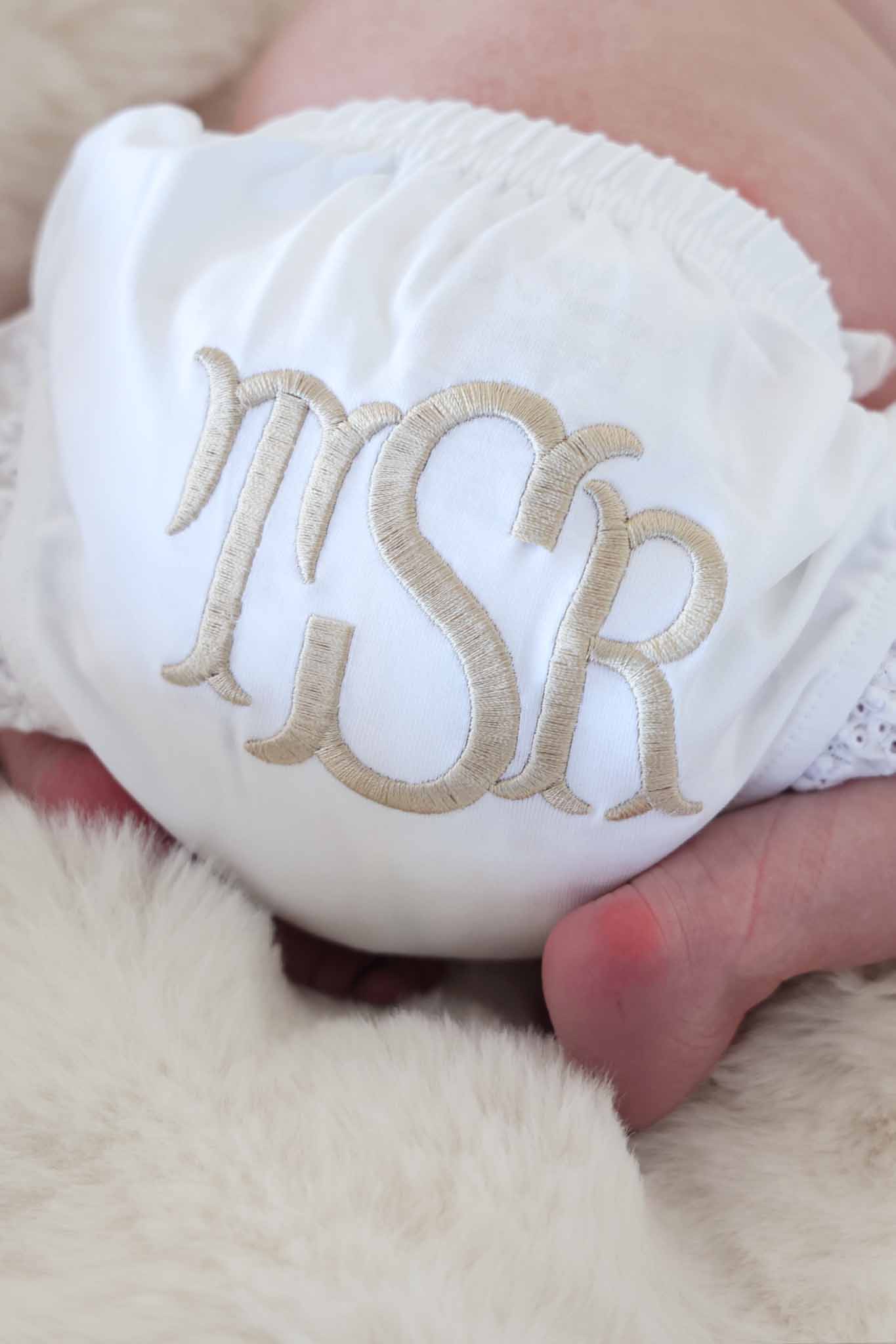 Personalized Lace Edge Bloomers - Image 4