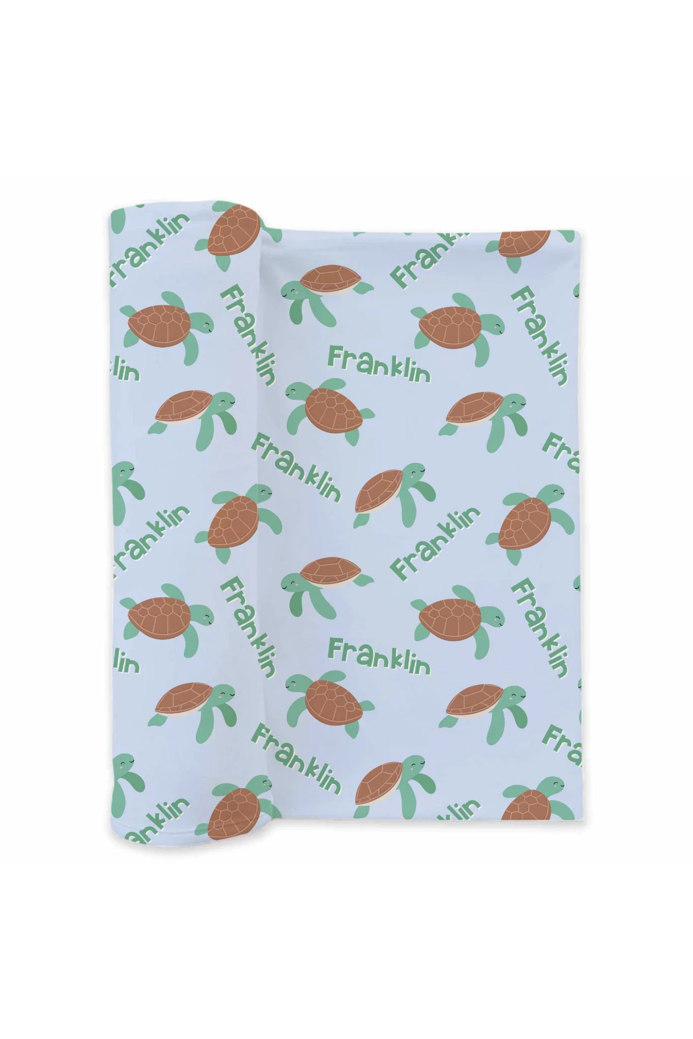 Personalized Swaddle Blanket | Coastal Cruisers - Image 2
