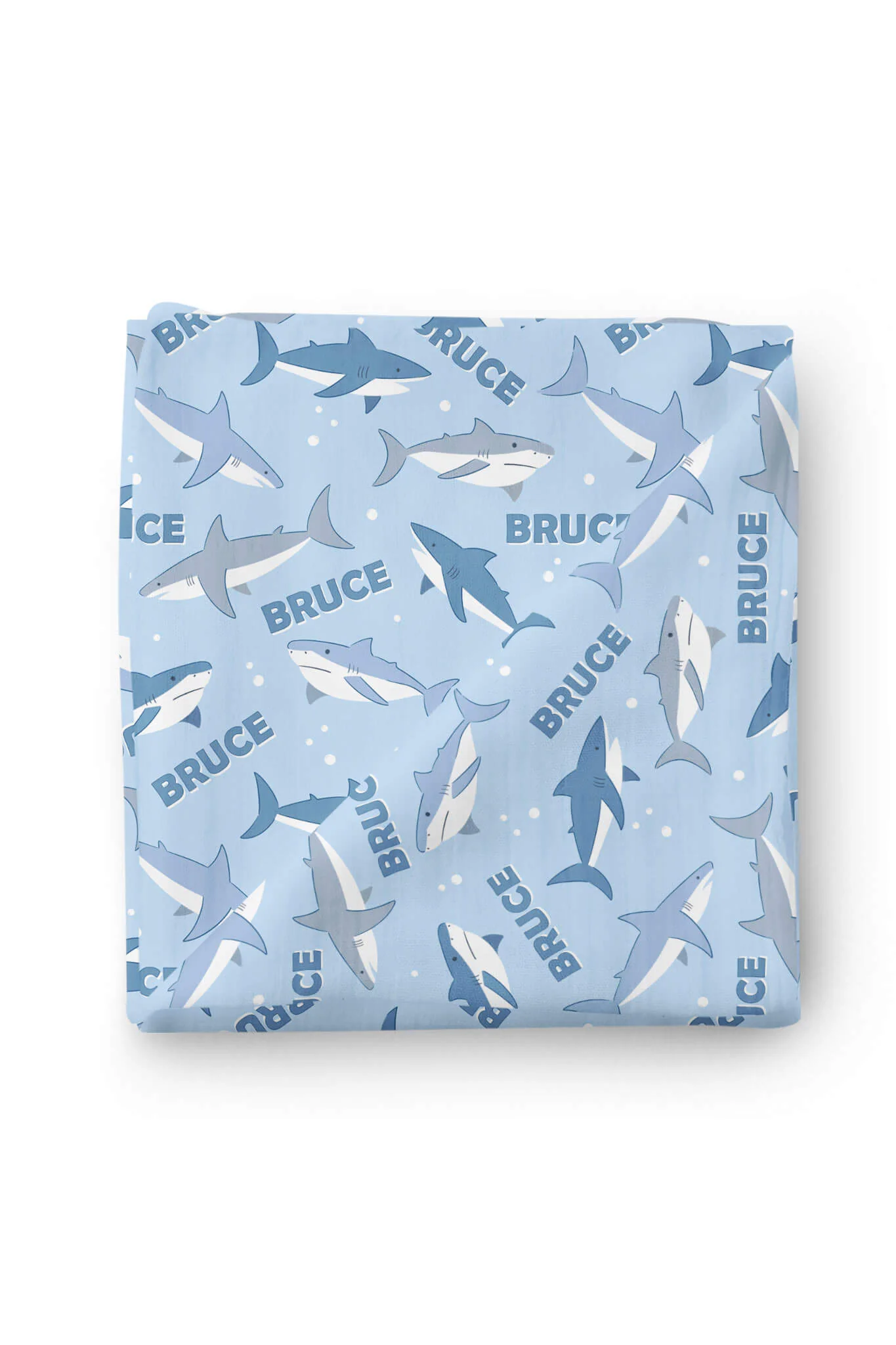 Personalized Swaddle Blanket | Fin Friends - Image 4