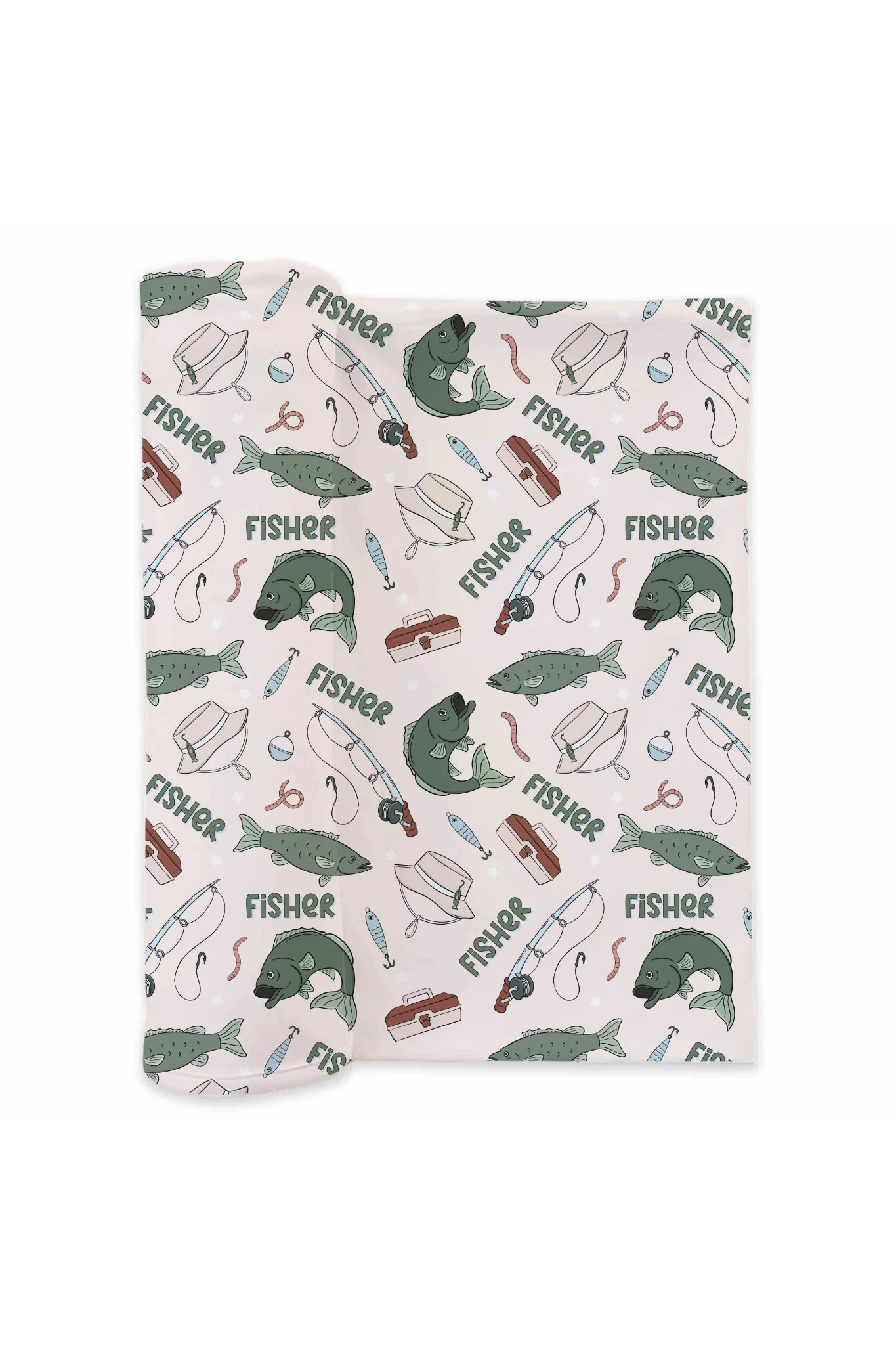 Personalized Swaddle Blanket | Off the Hook - Image 2