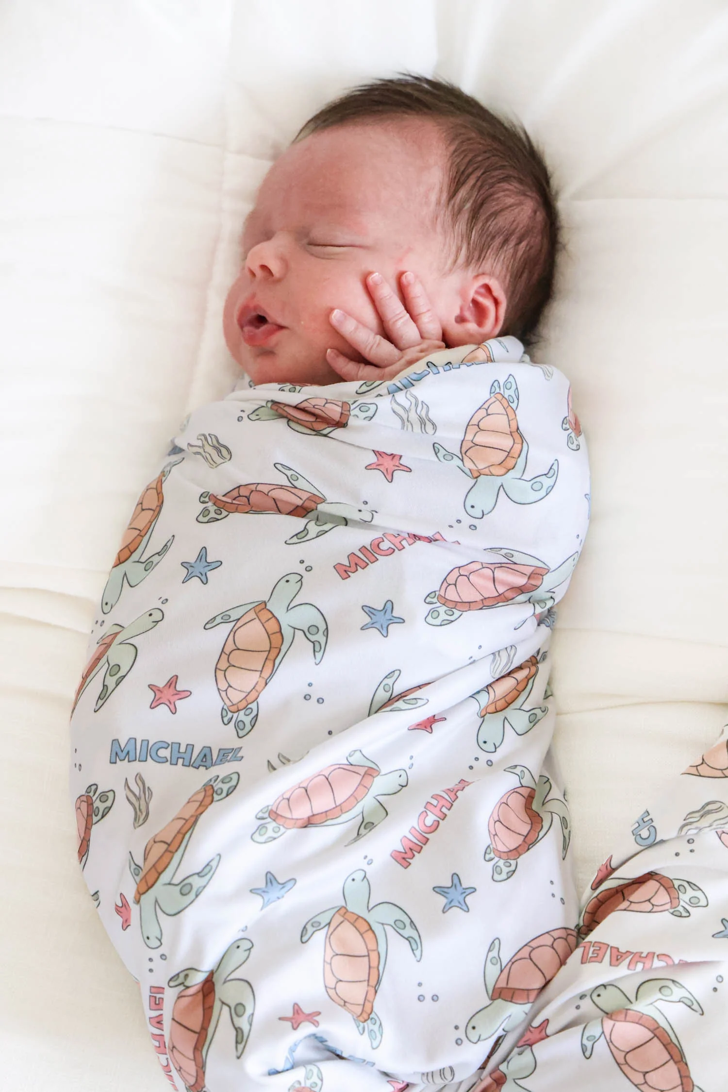 Personalized Swaddle Blanket | Turtley Rad - Image 3
