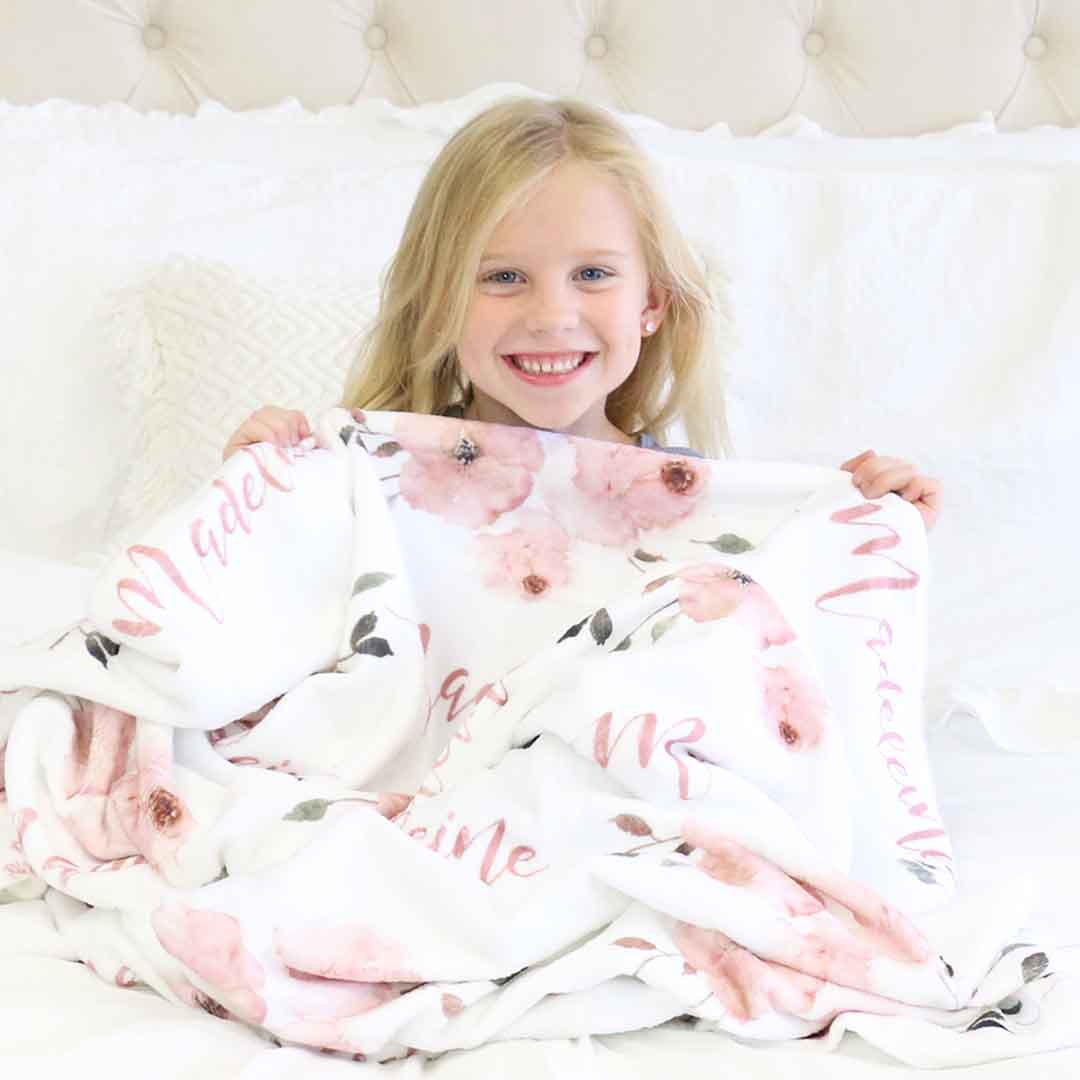 Personalized Themed Blankets for Girls - Image 86