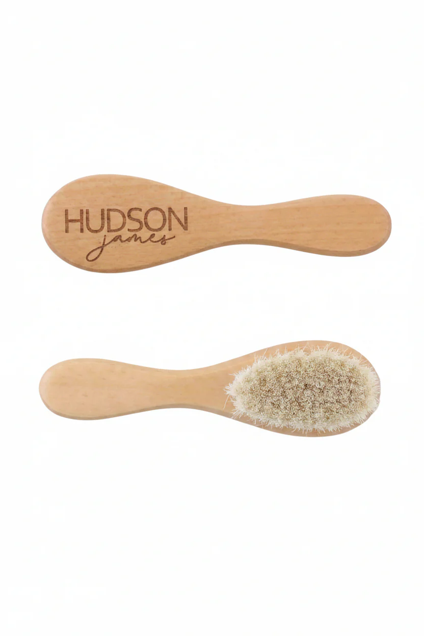 Personalized Wooden Baby Brush | Classic