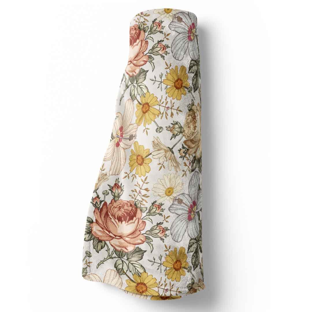 Peyton's Vintage Floral Blanket - Image 2