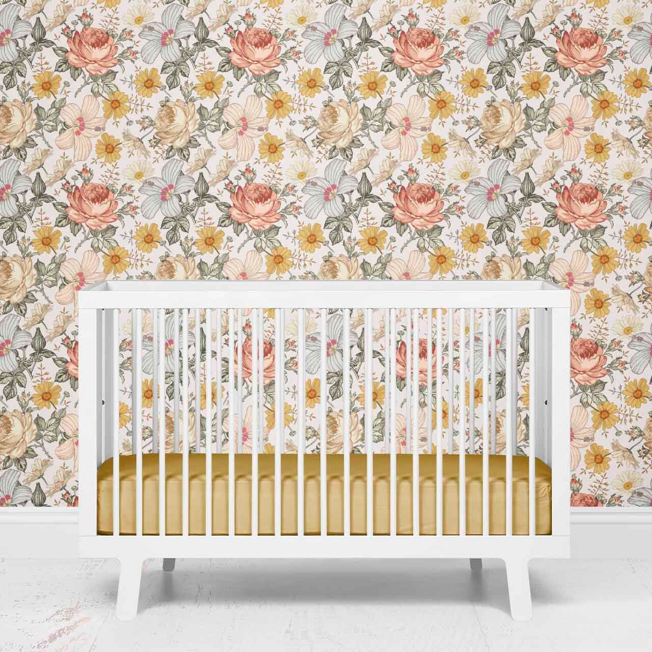 Peyton's Vintage Floral Removable Wallpaper - Image 2