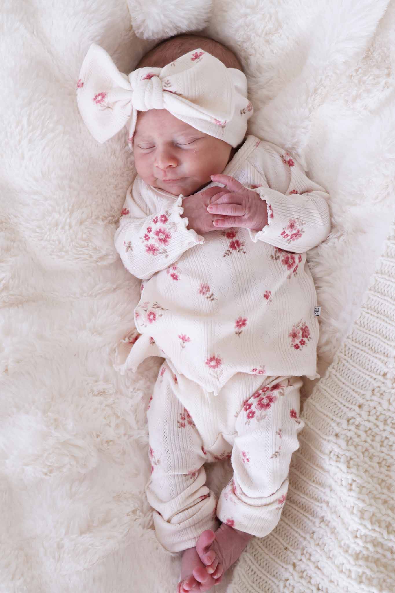 2pc Pointelle Crossover Top & Bottom | Precious Posies - Image 10