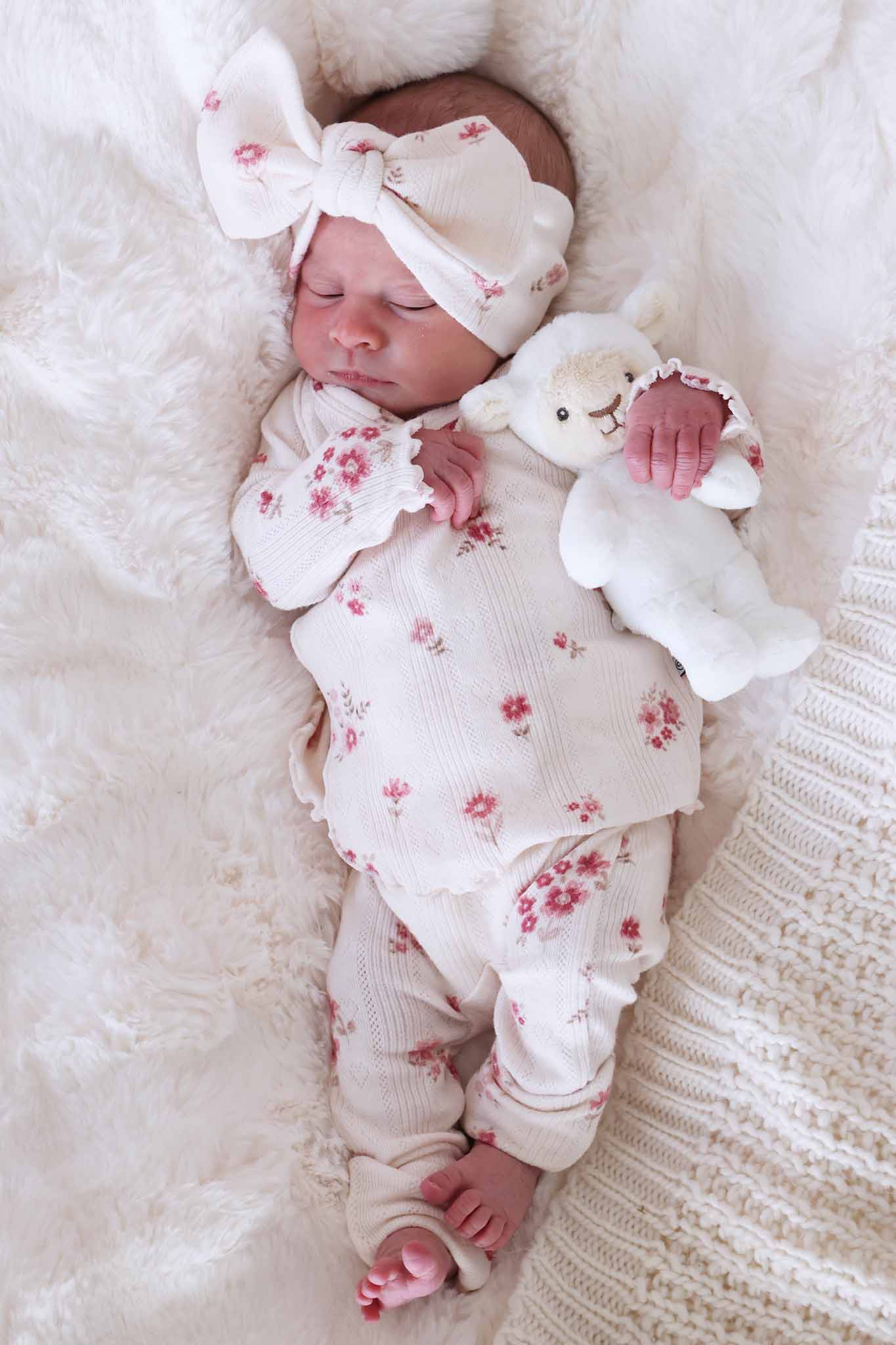 2pc Pointelle Crossover Top & Bottom | Precious Posies - Image 6