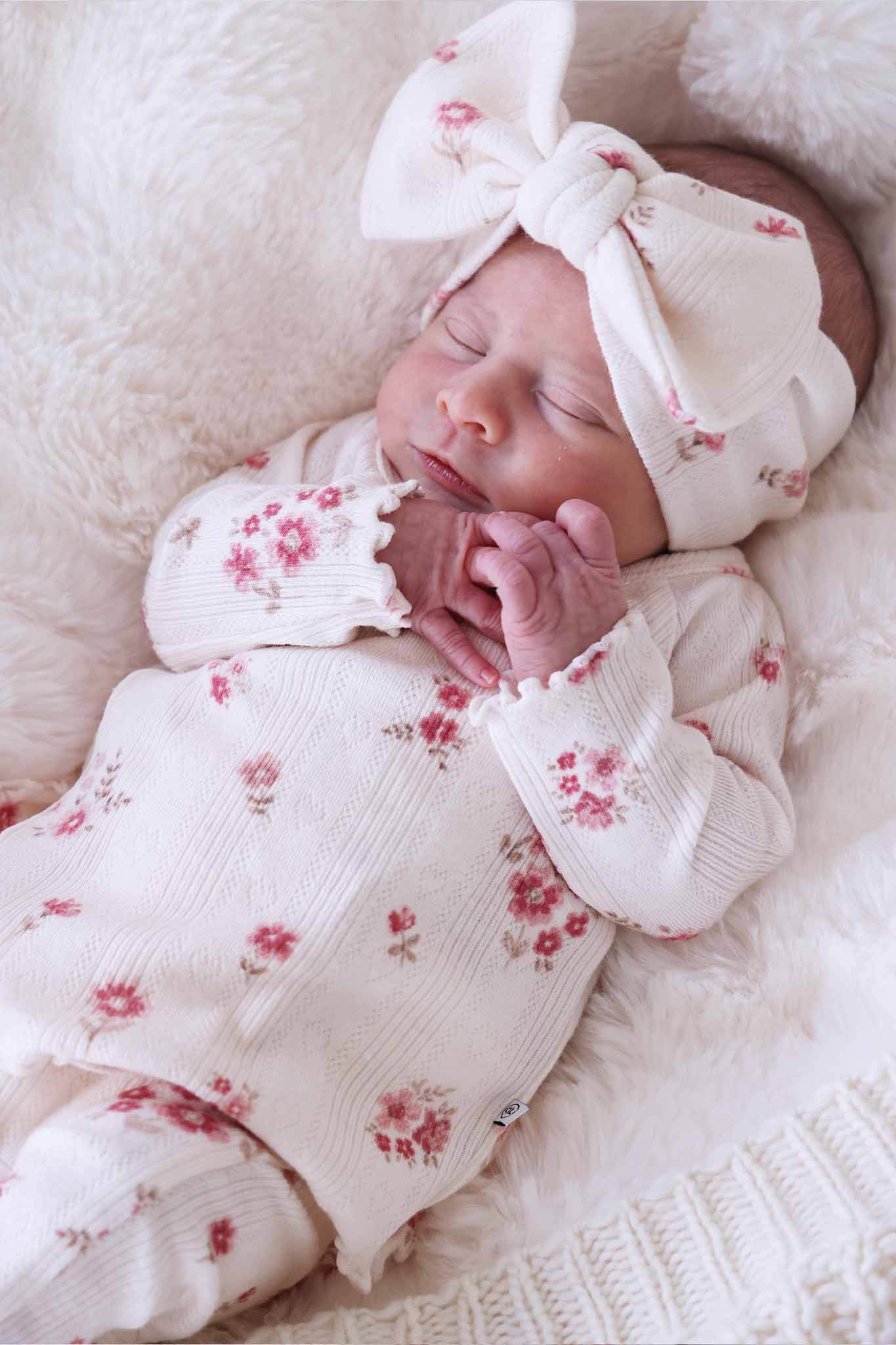 2pc Pointelle Crossover Top & Bottom | Precious Posies - Image 8