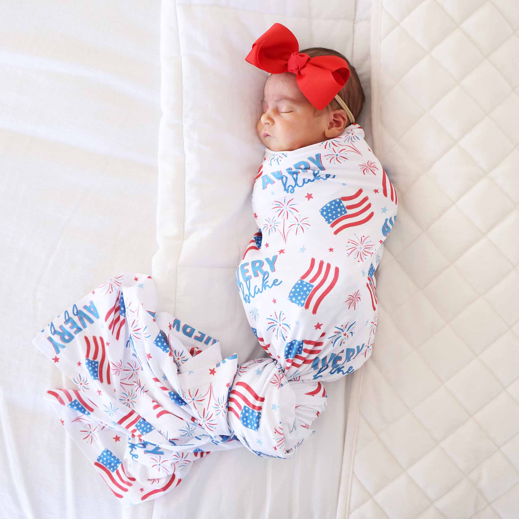 Ribbon Bow Headband | Poppy Red - Image 3