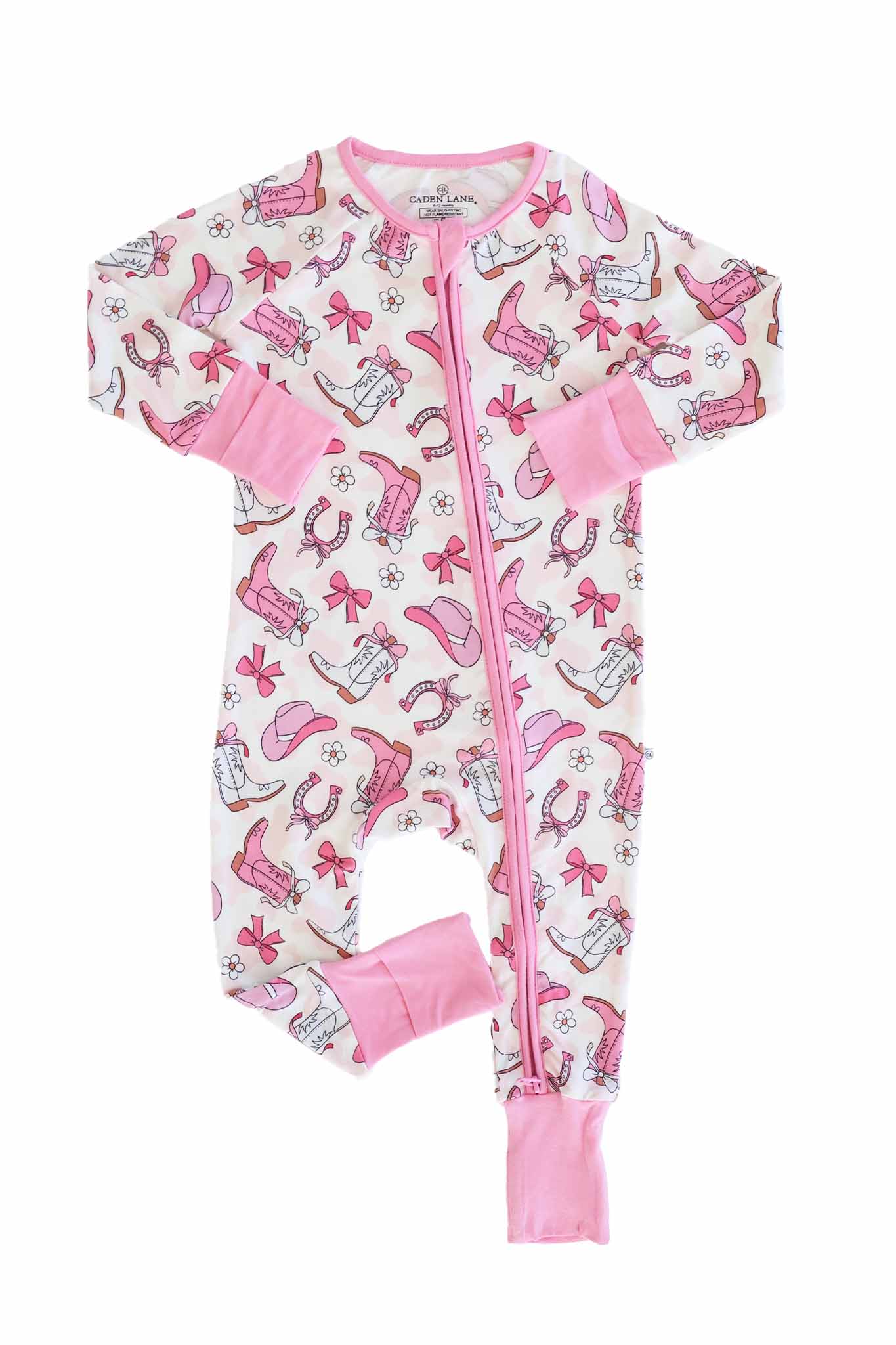 Rodeo Dreams Convertible Zip Romper | Pink - Image 4