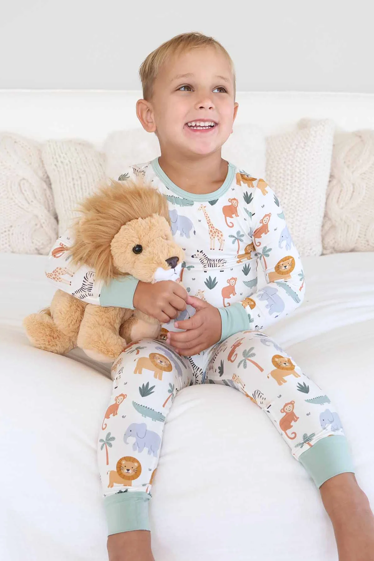Safari Snuggles Two Piece Pajama Set - Image 7